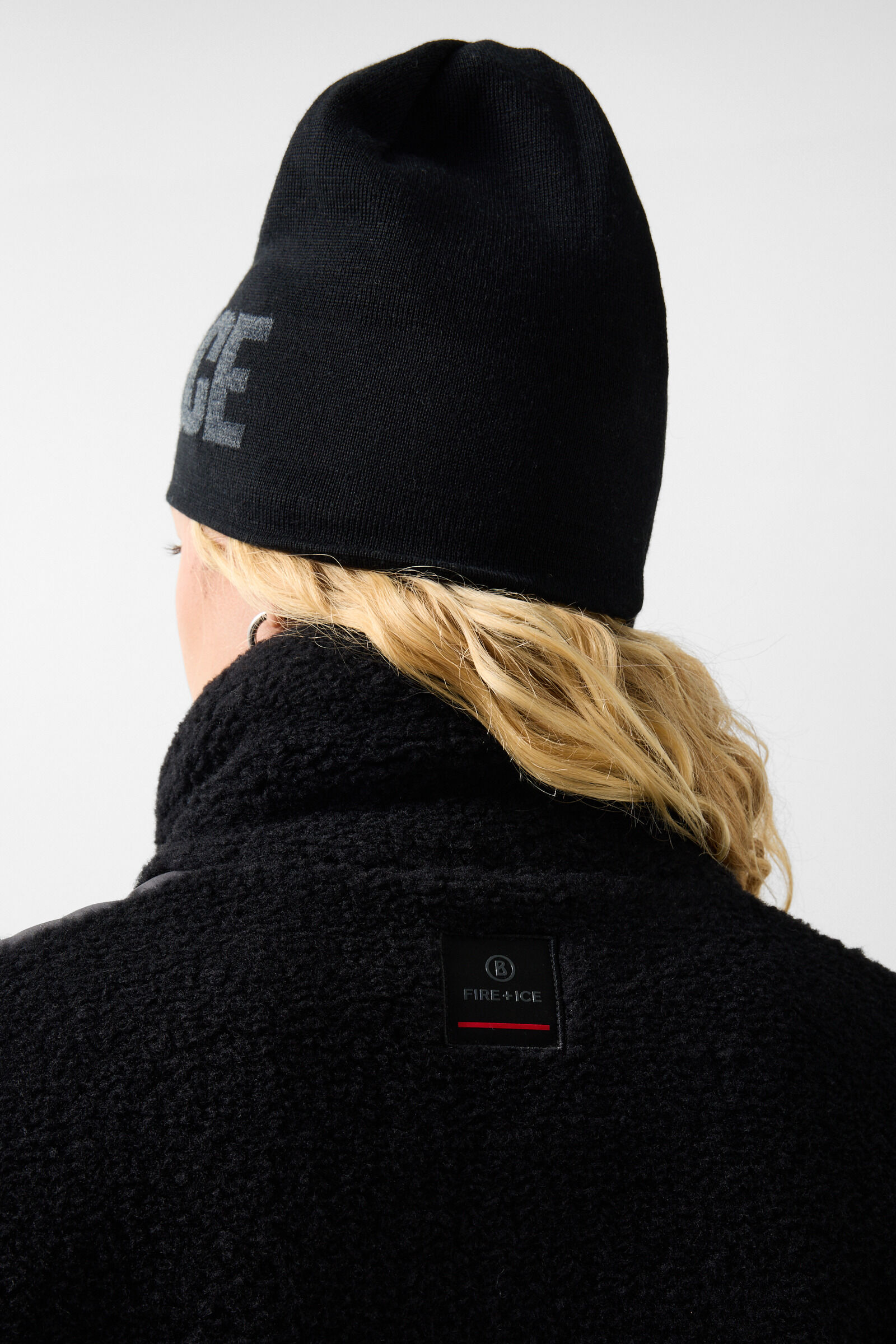 Ninetta Mid-Layer Teddy Jacket Black