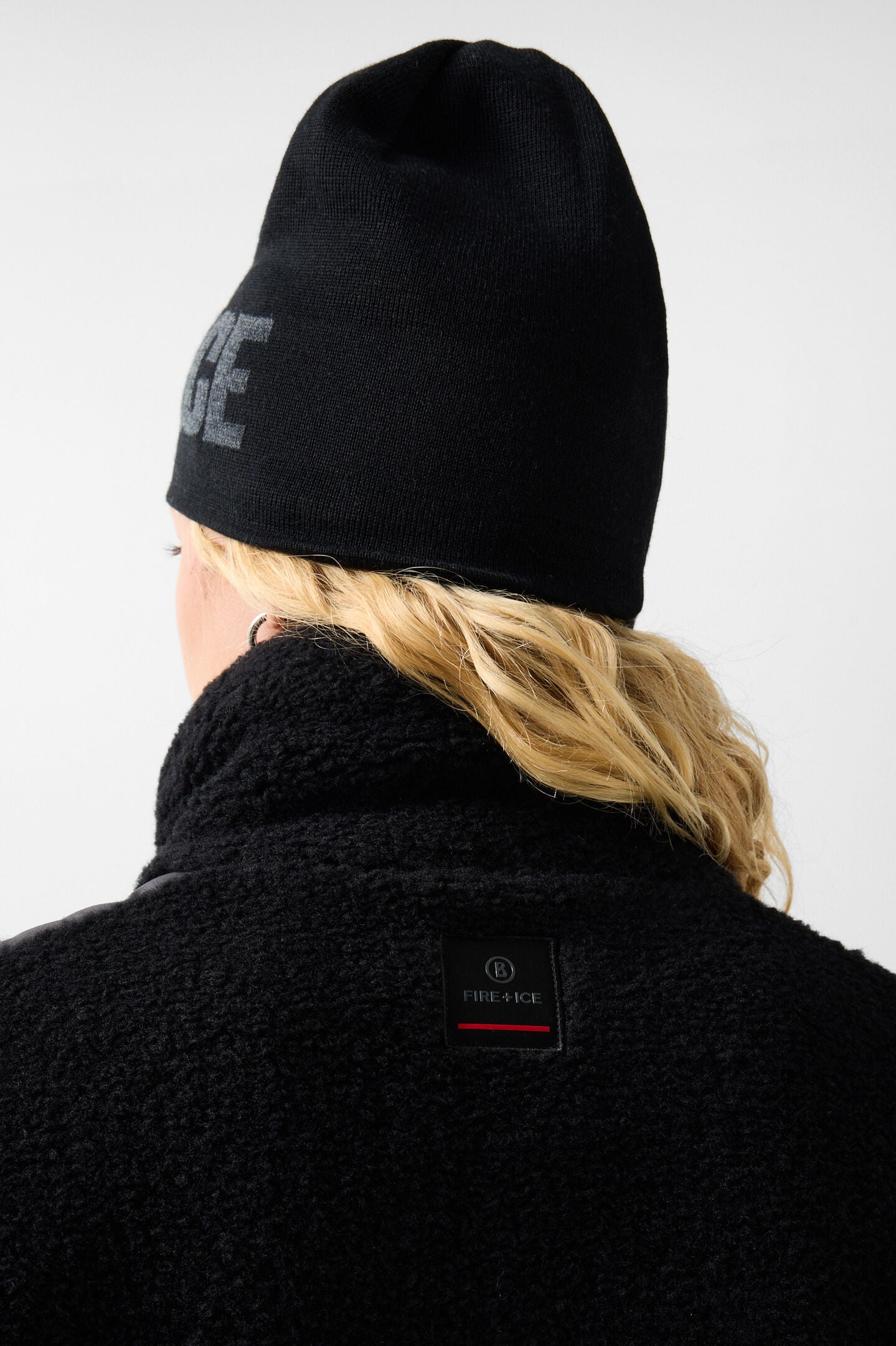Ninetta Mid-Layer Teddy Jacket Black