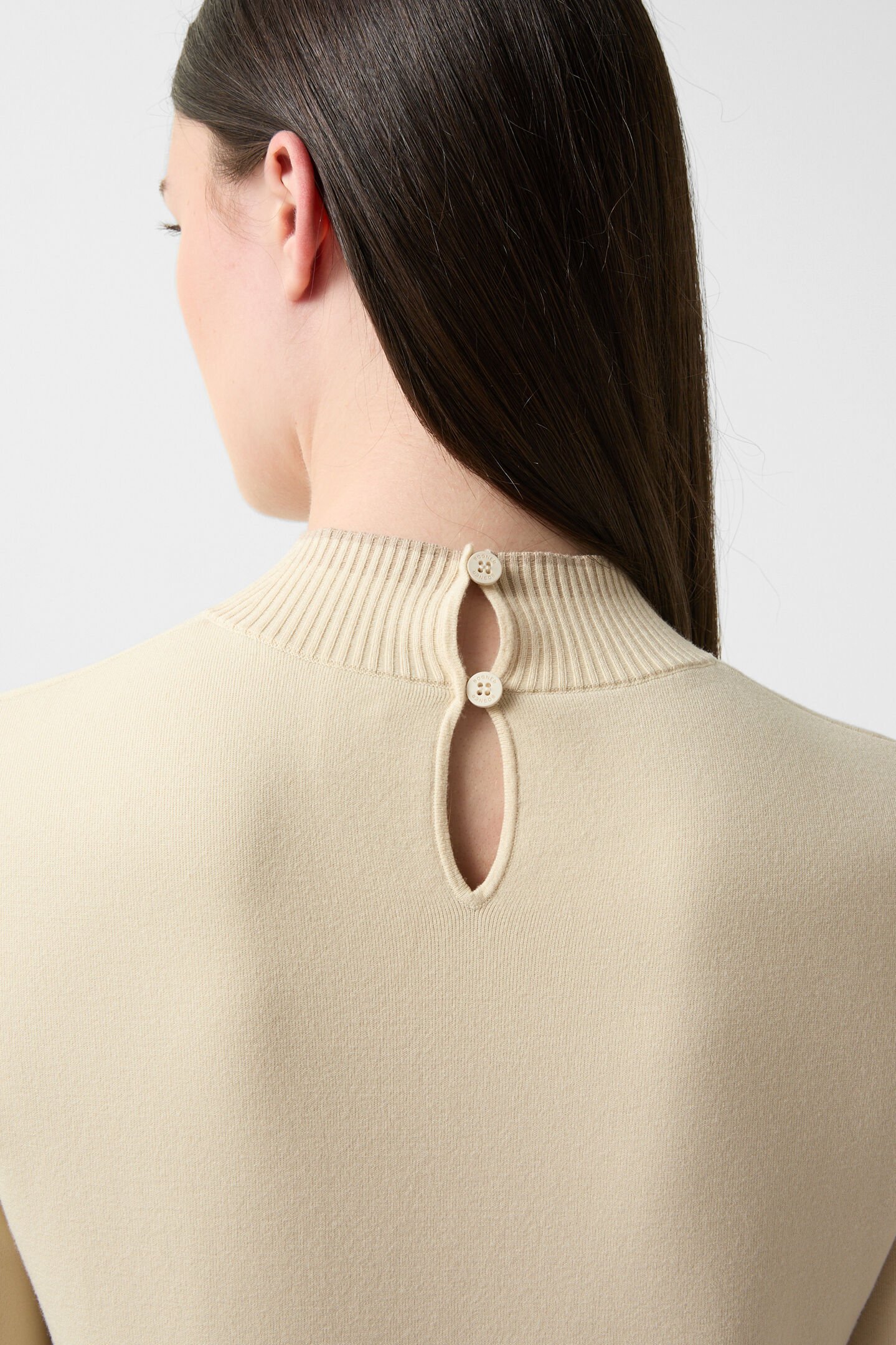 Berrit knitted shirt Cream