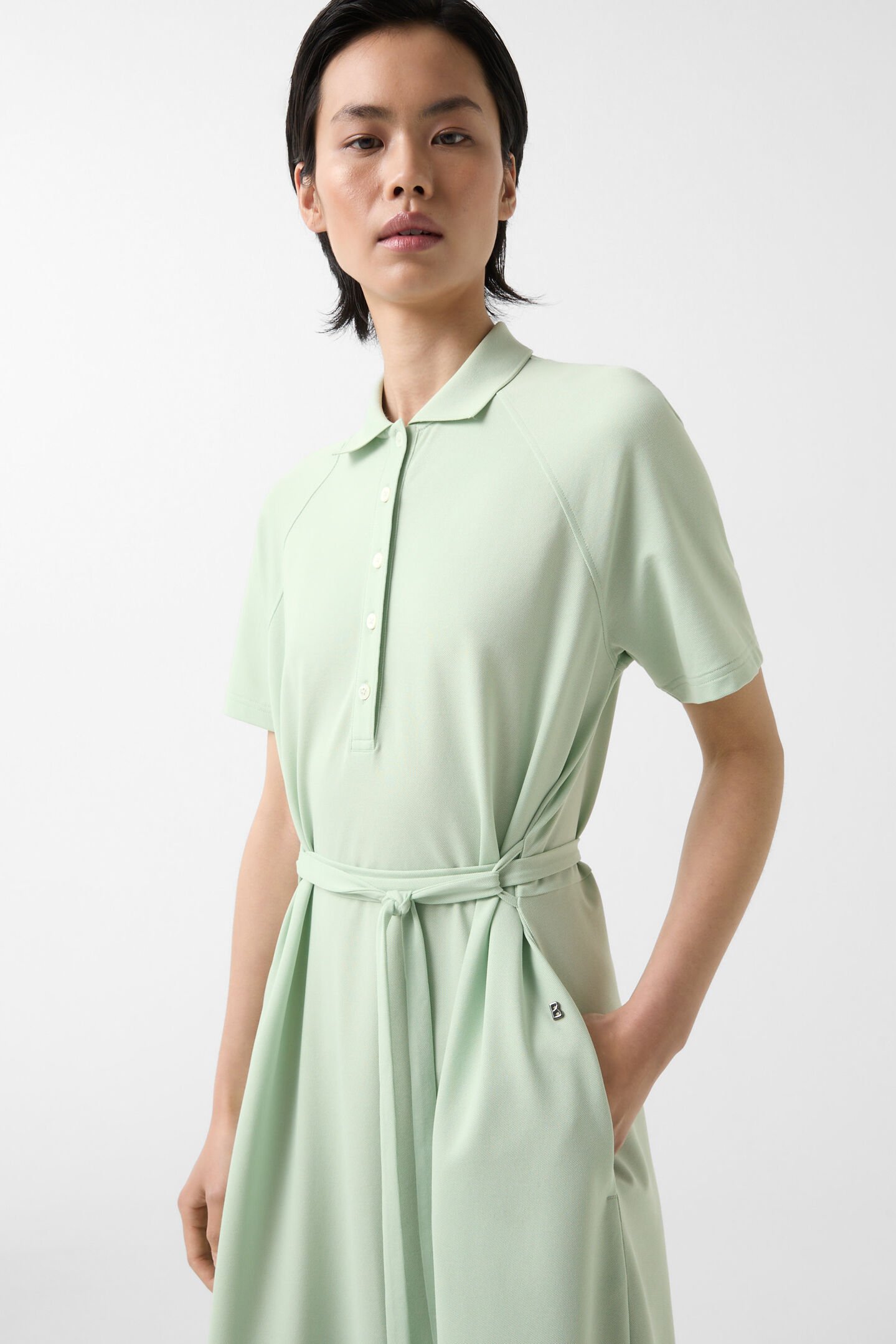 Polo dress Tale Light green