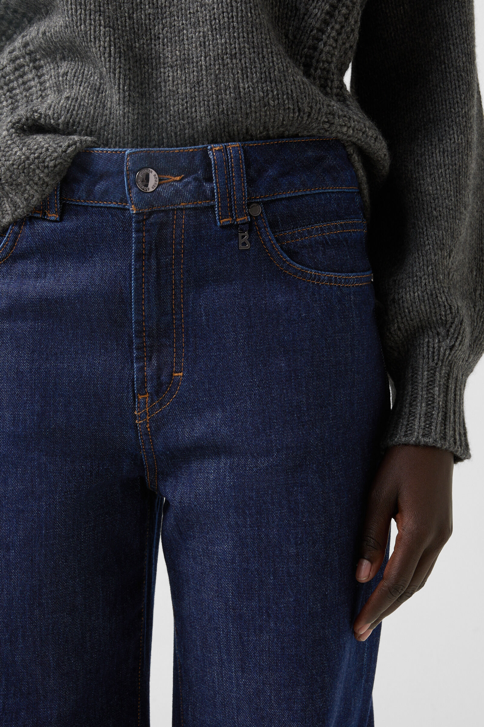 Dyna wide fit jeans Dark Denim Blue