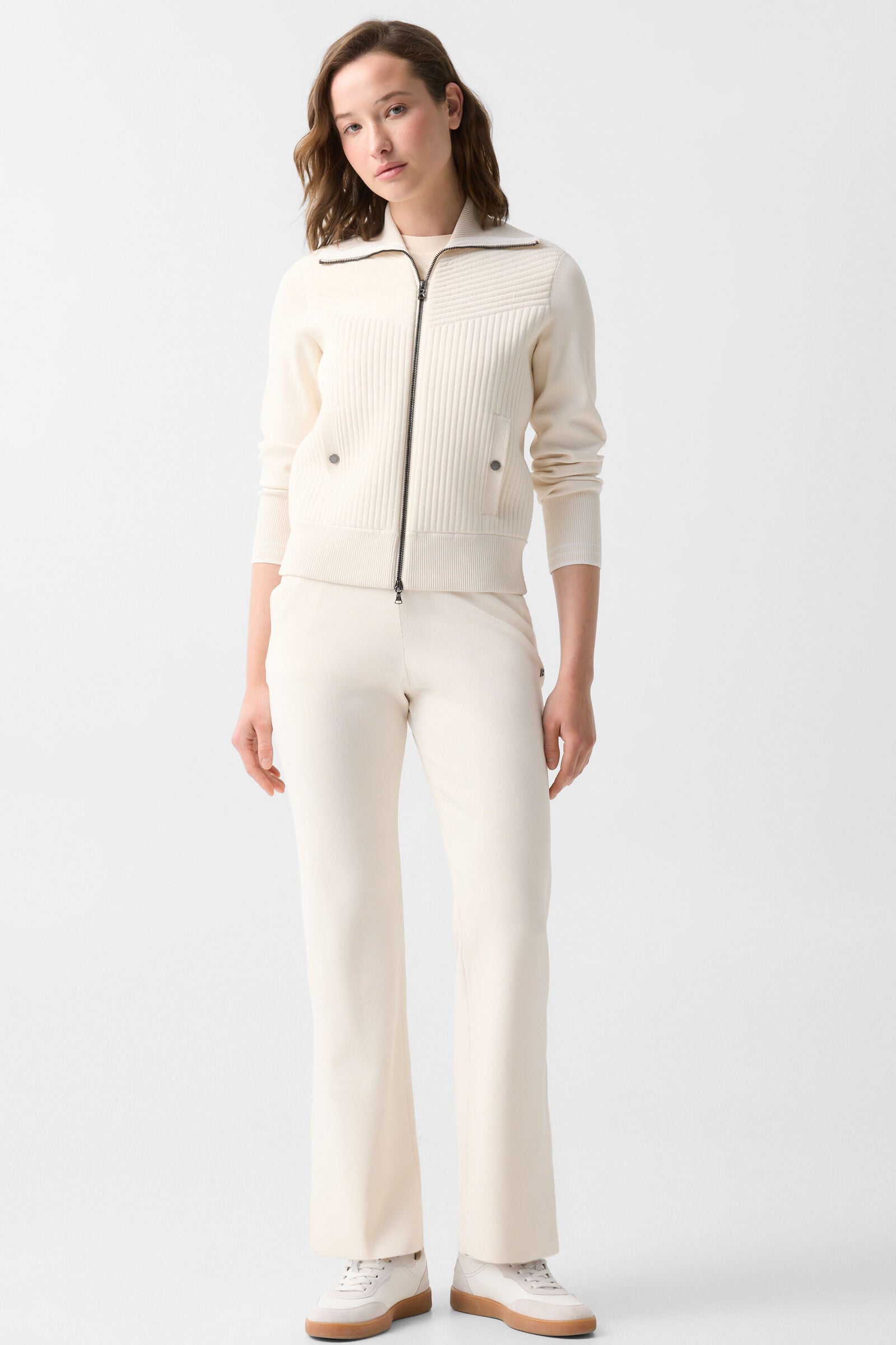 Josie knitted trousers Cream