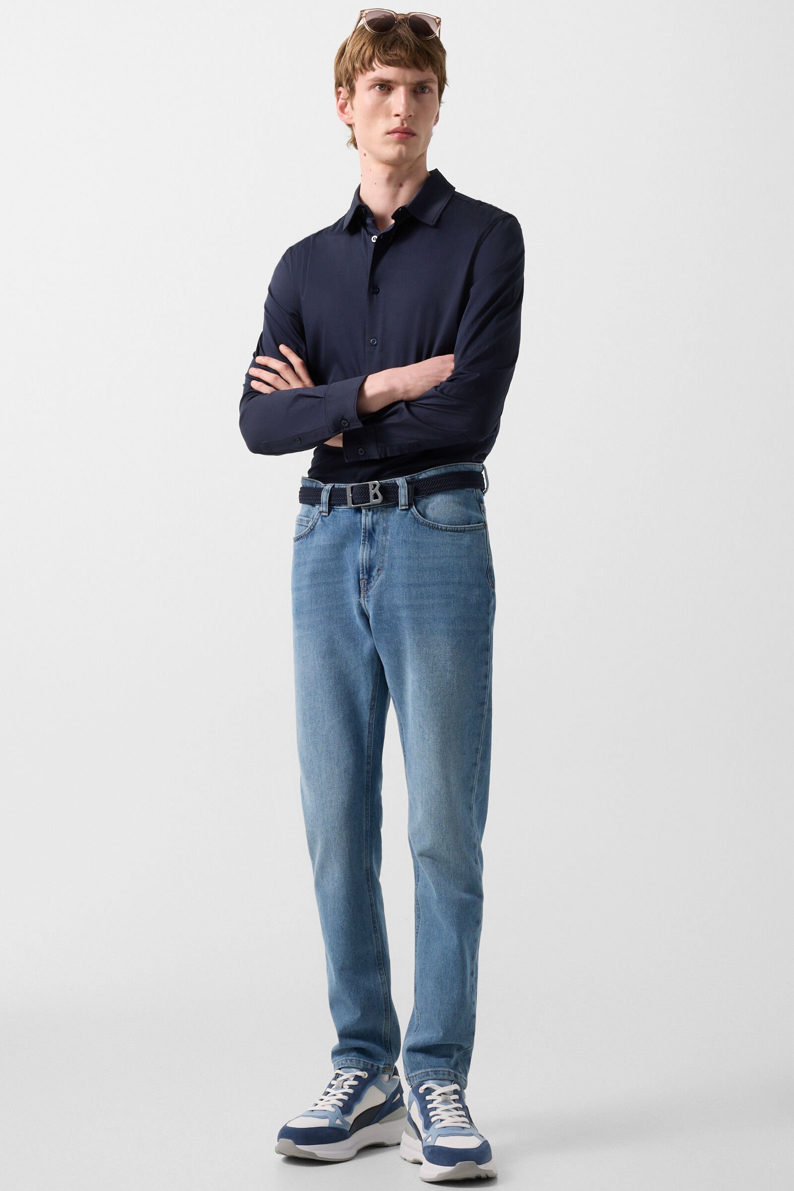 Jersey shirt Franz Navy blue