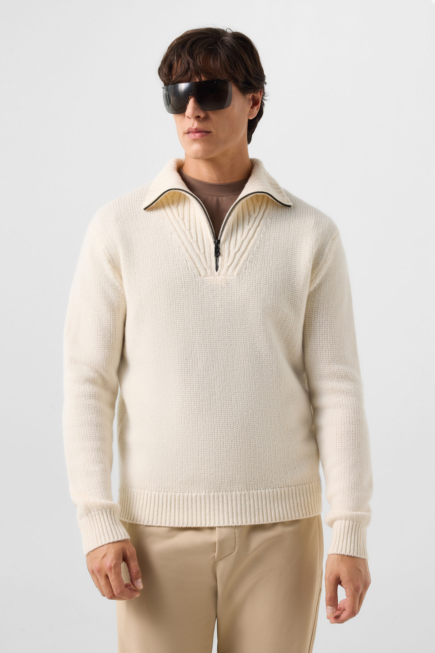 Walter, the Cashmere Troyer Off-White