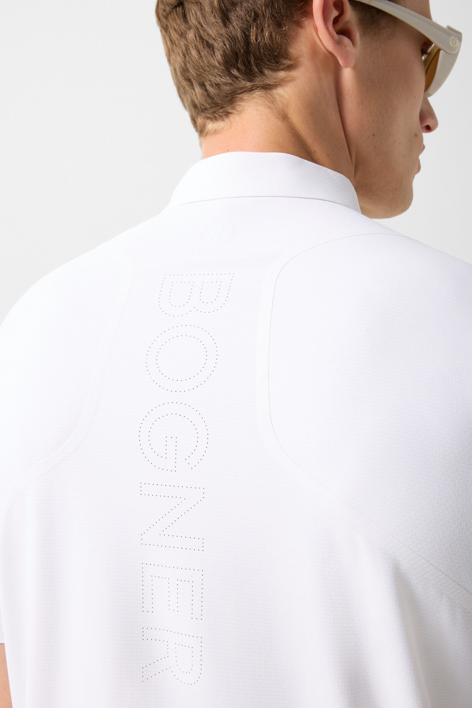 Funktions-Polo-Shirt Casimir Wei&szlig;