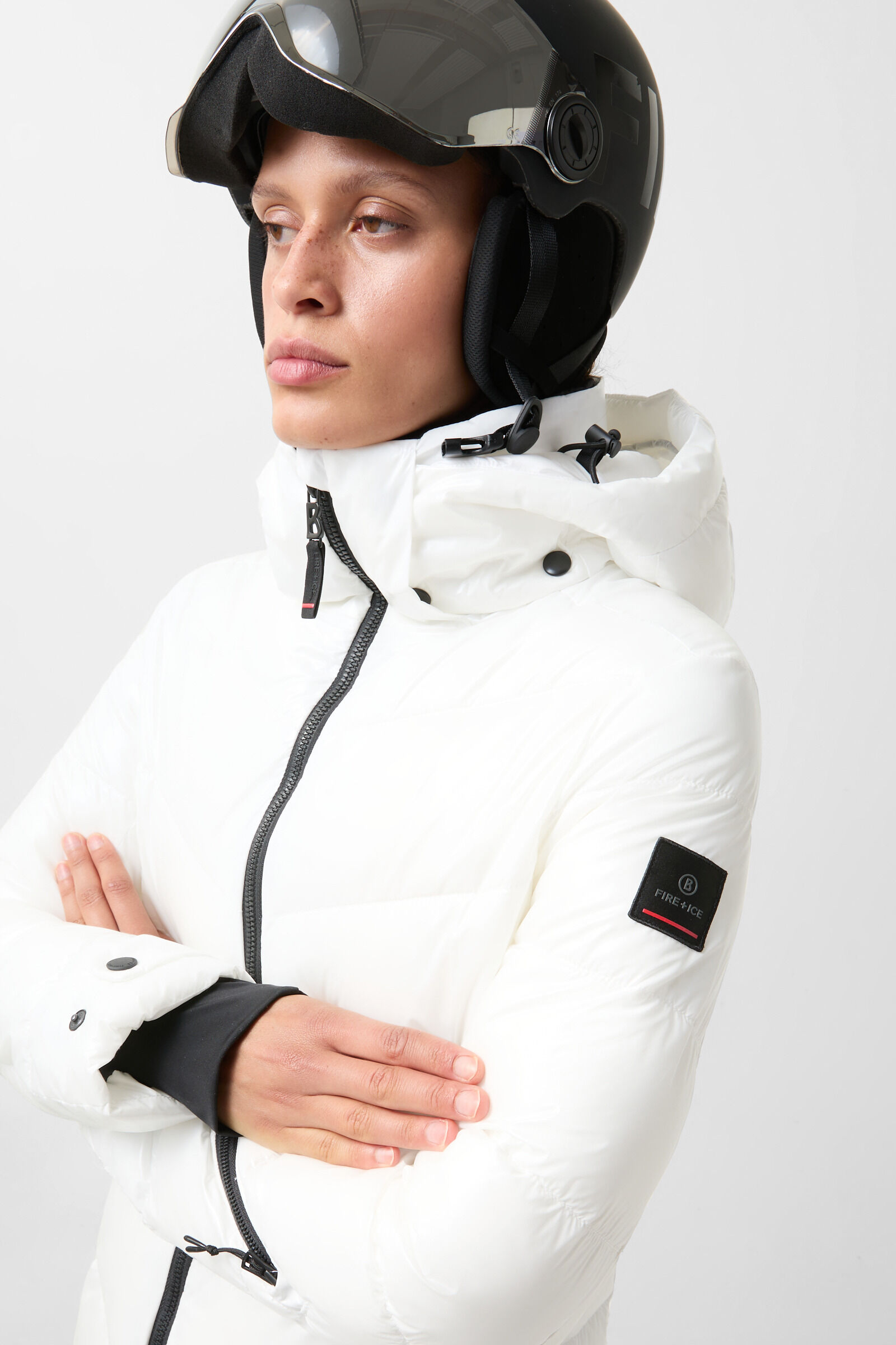 Ski-Steppjacke Saelly Wei&szlig;