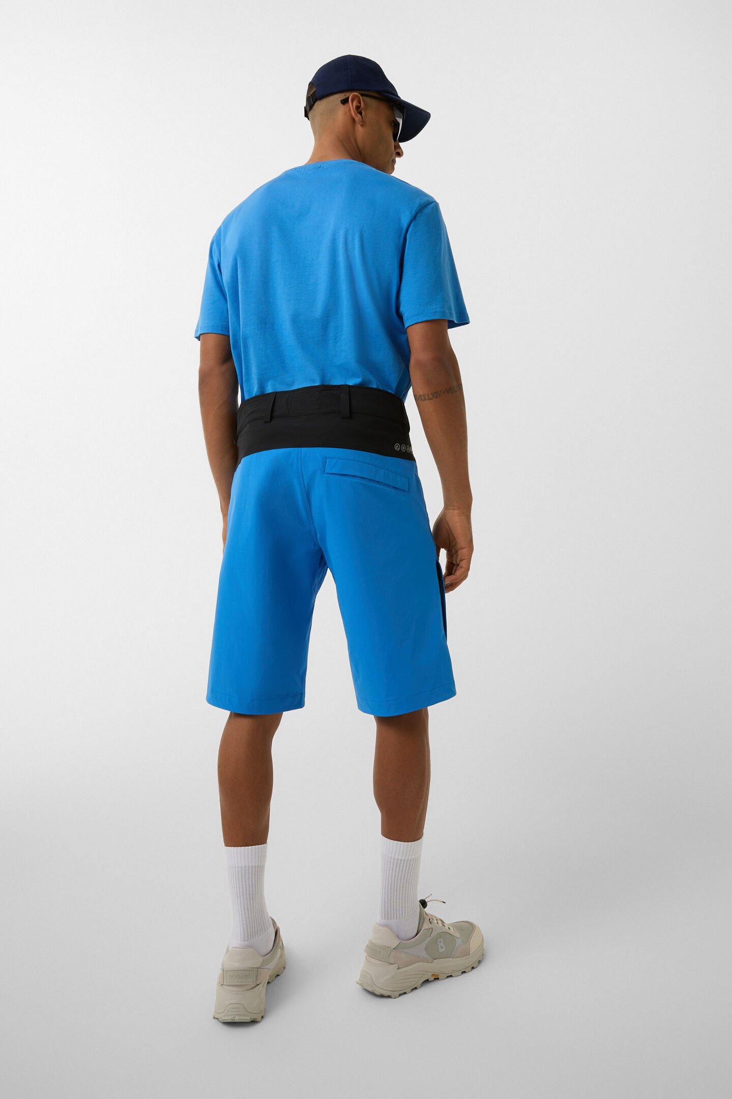 Funktions-Shorts Cewan Himmelblau/Schwarz