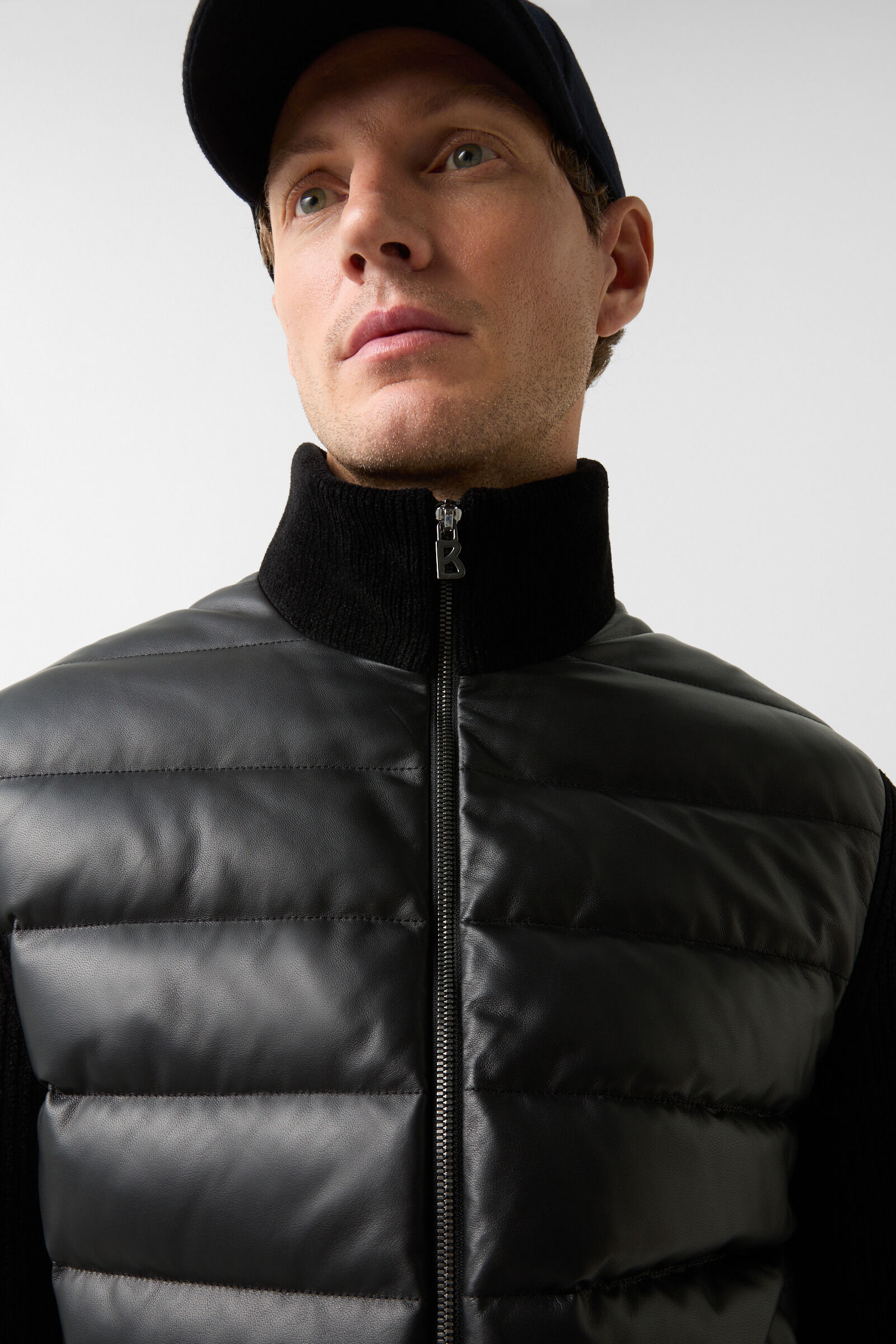 BOGNER Kurtis Hybrid leather jacket for men