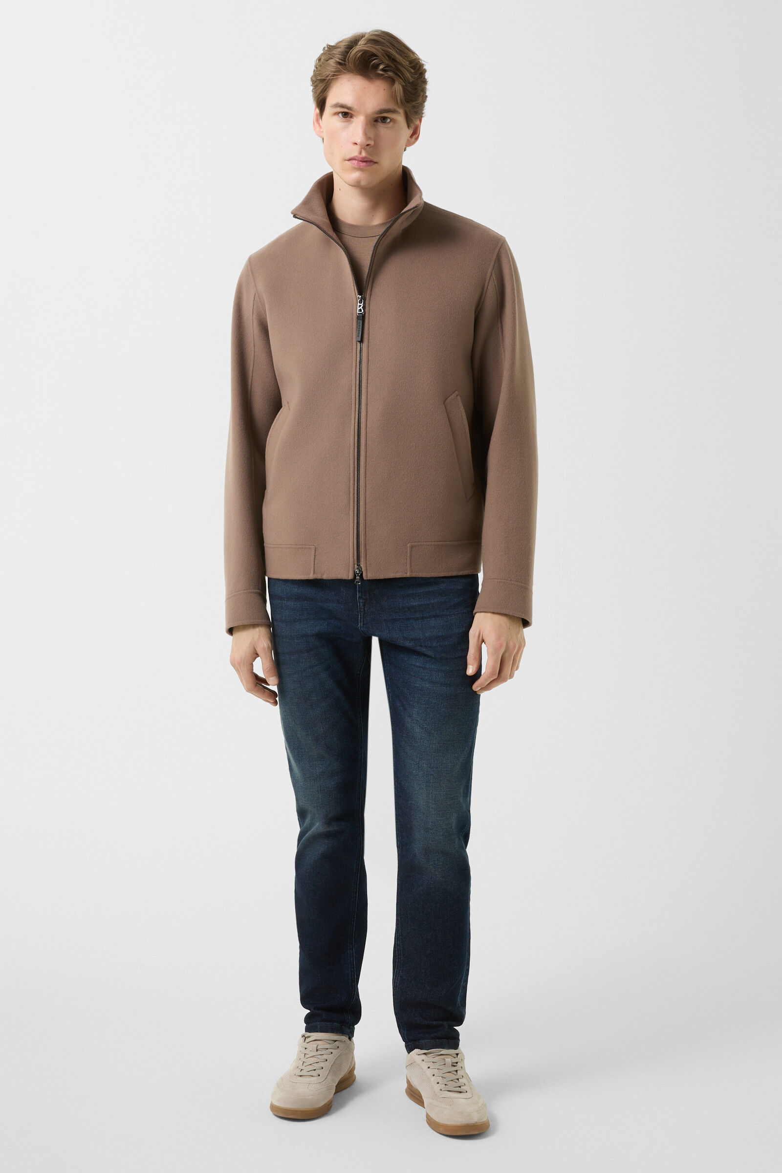 Doubleface-Blouson Brice Mud