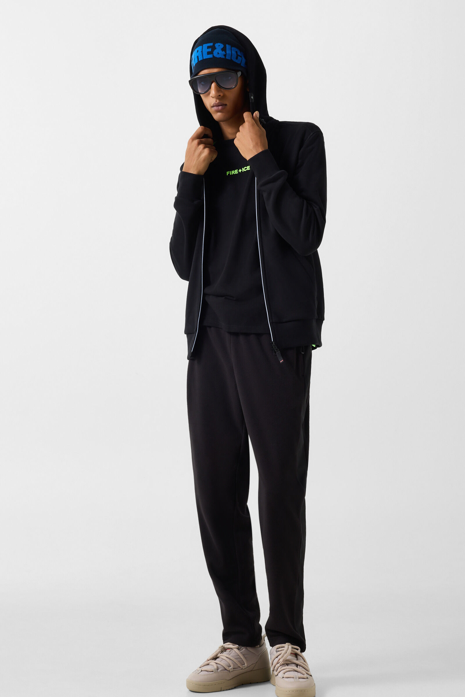 Kano Cotton Jersey Jacket Black