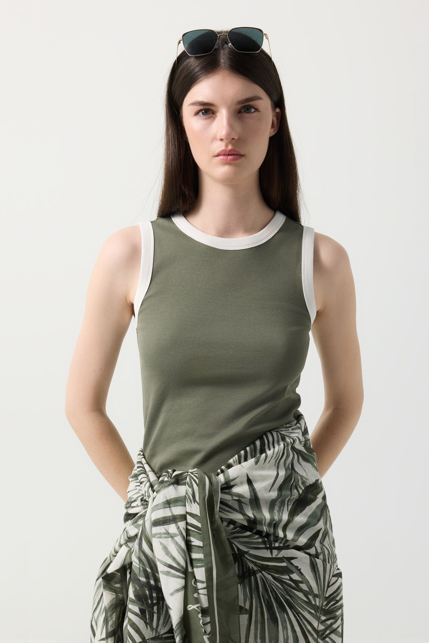 Niki tank top Olive green