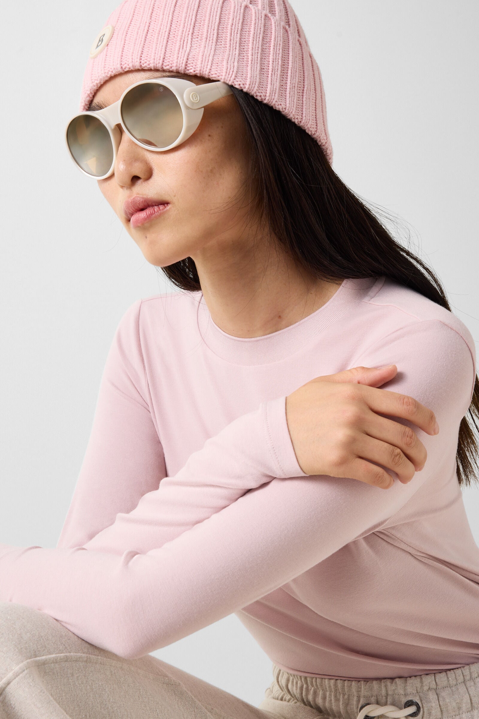 Alexi long-sleeved top Ros&eacute;