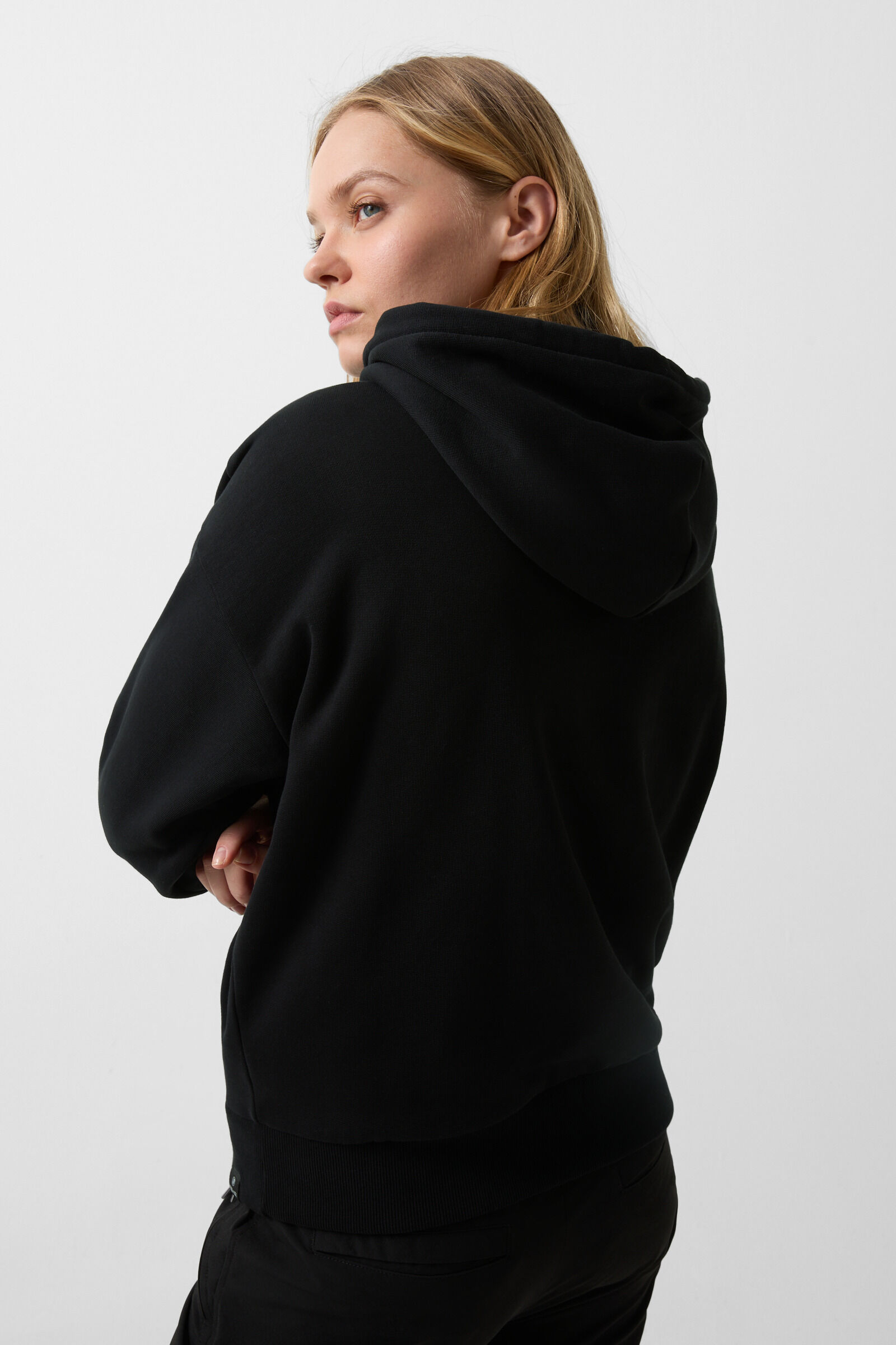 sweat &agrave; capuche Nelly Noir