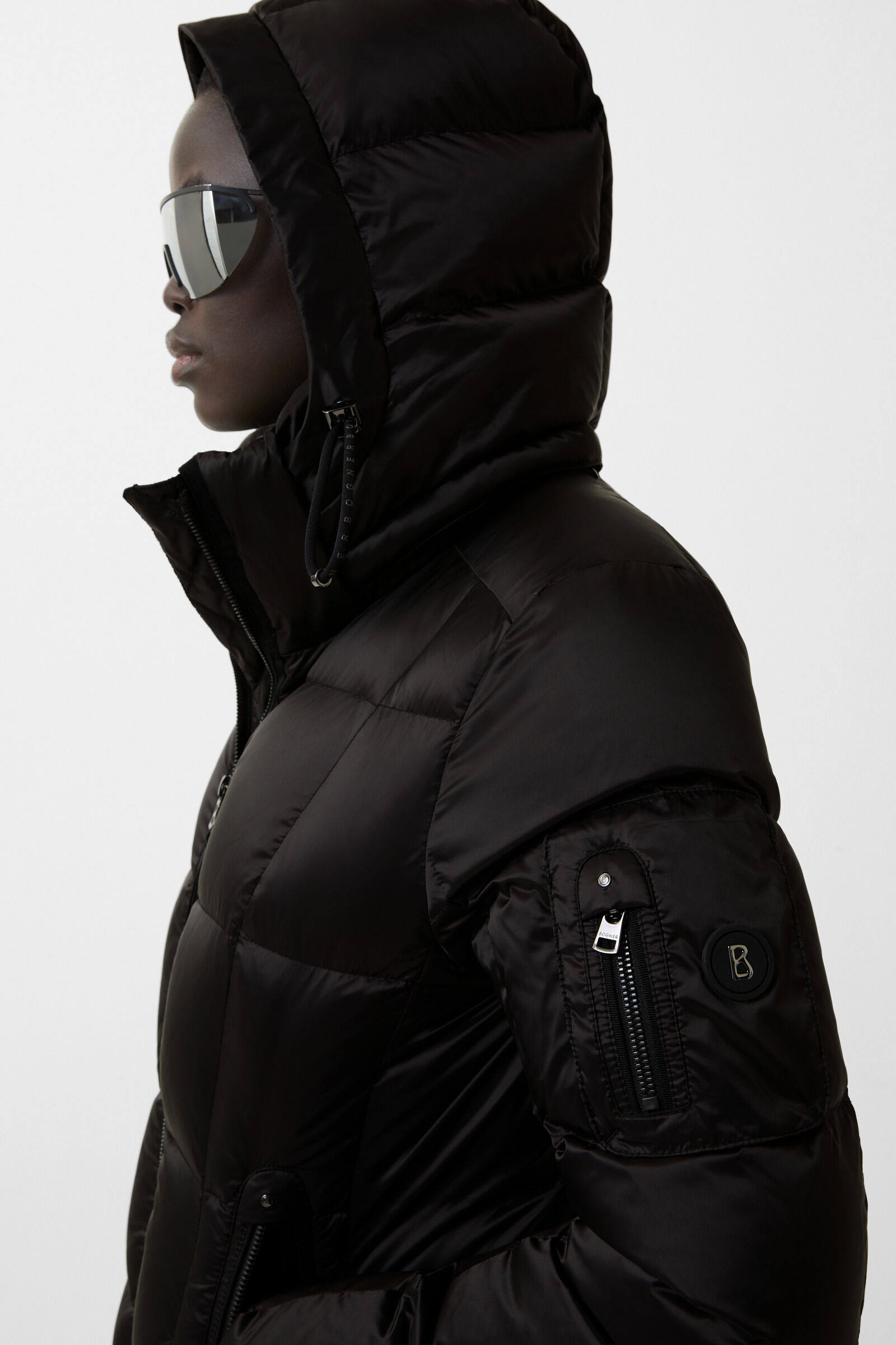 Feline down jacket Black