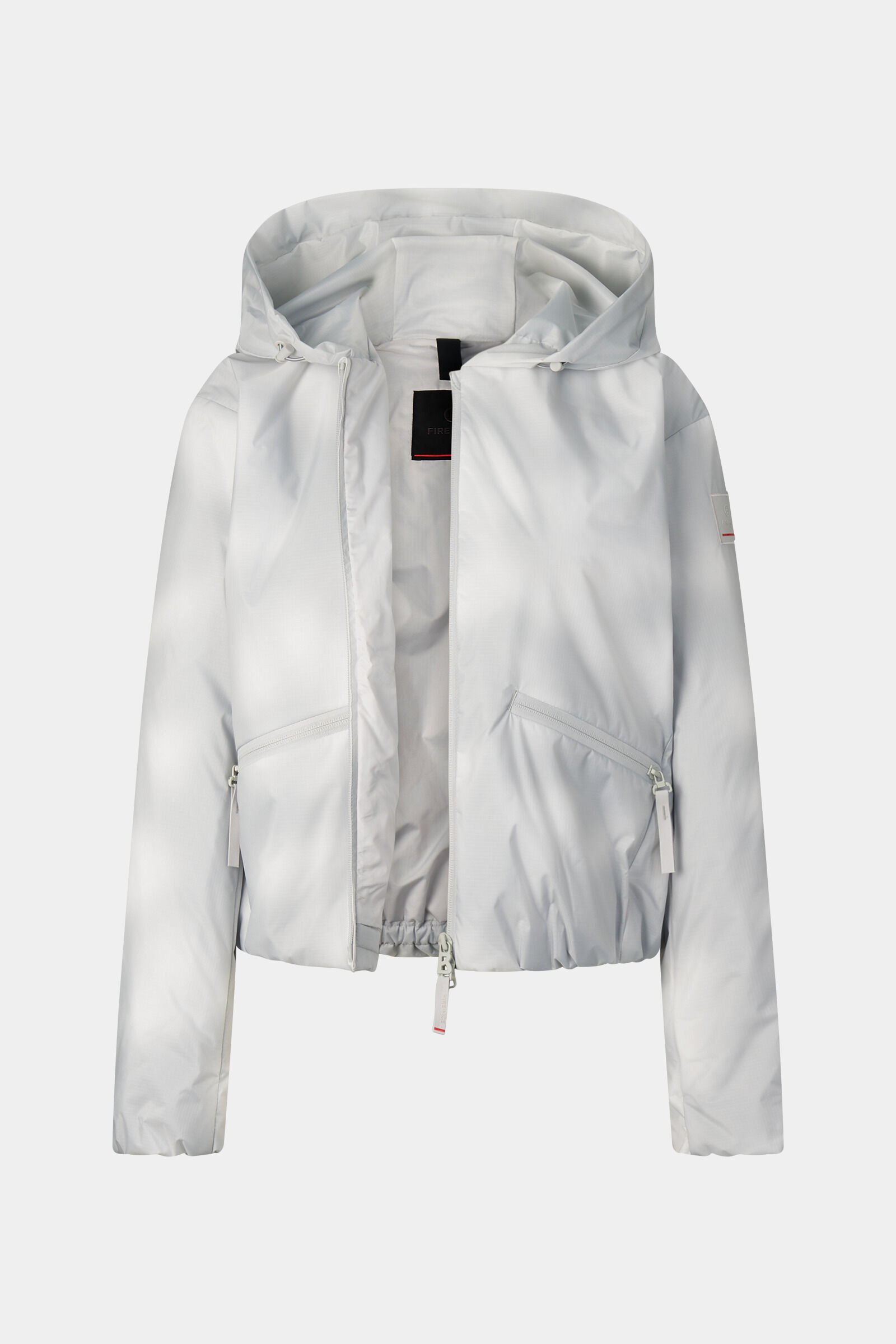 Funktionsjacke Yadira Hellgrau/Off-White