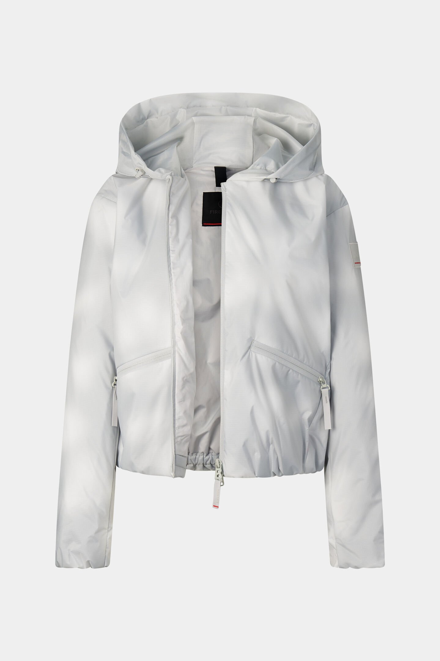 Funktionsjacke Yadira Hellgrau/Off-White