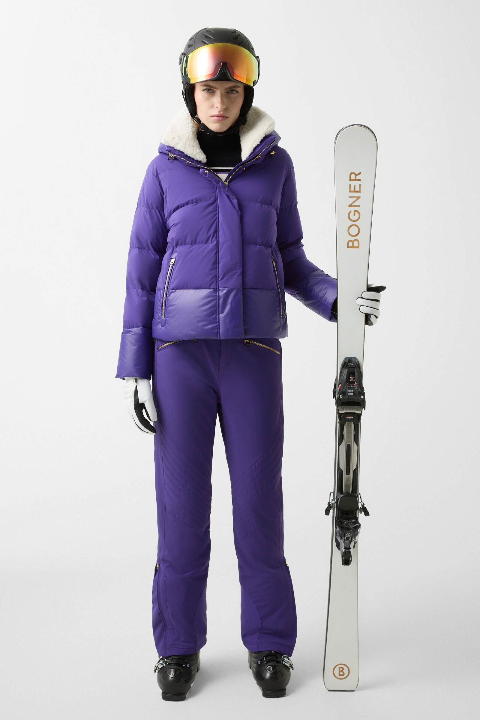 Maja down ski jacket Violet