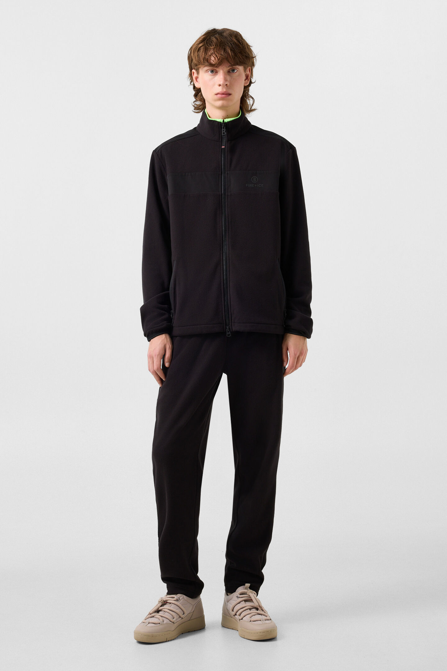Josh mid-layer fleece jacket Black