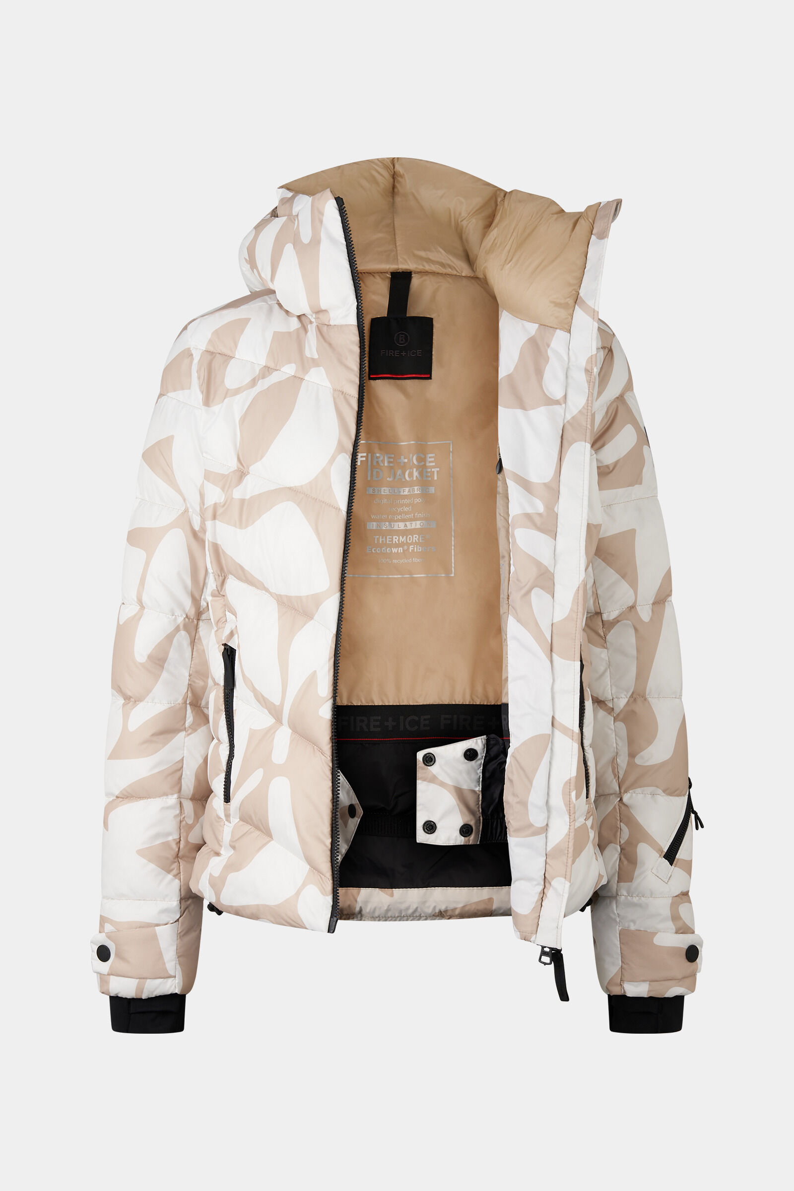 Saelly quilted jacket White/beige