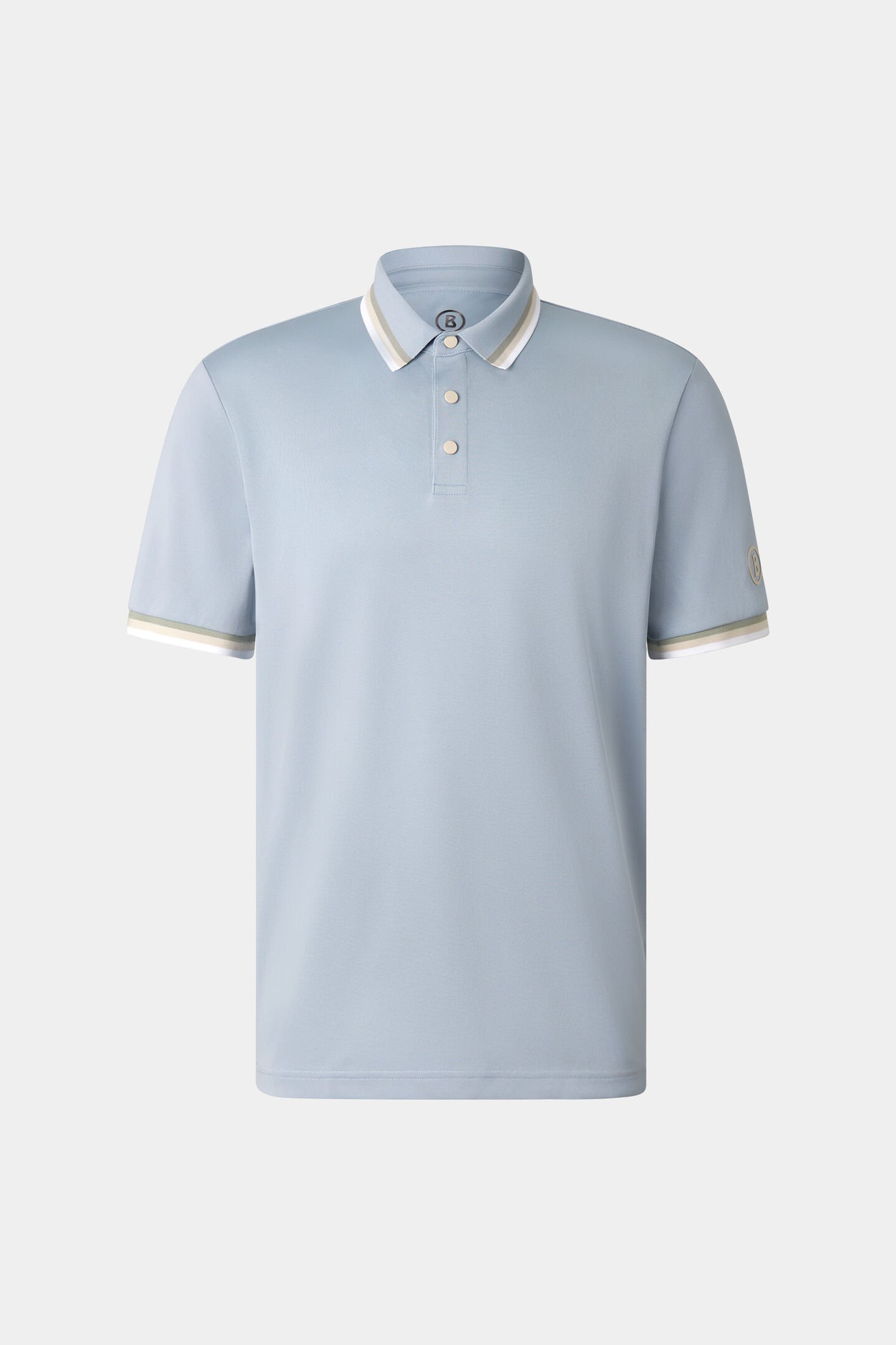 Arik functional short-sleeved top Misty blue