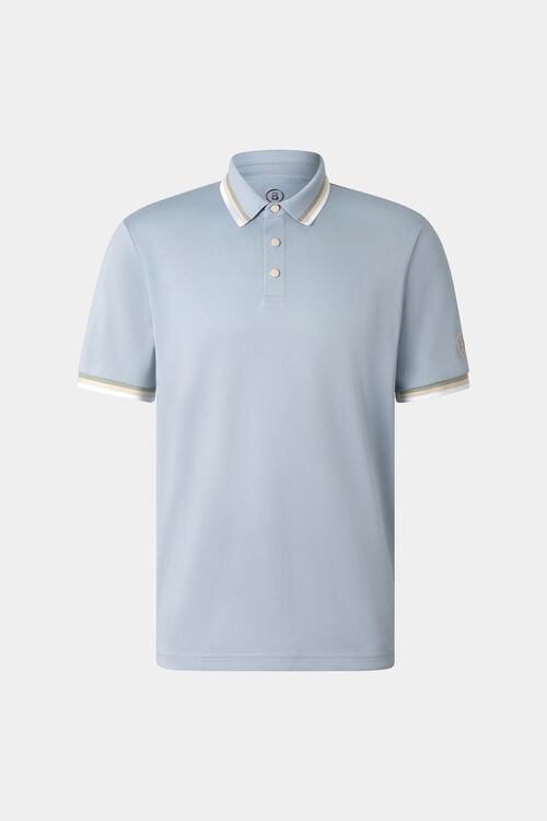 Funktions-Polo-Shirt Arik Nebelblau