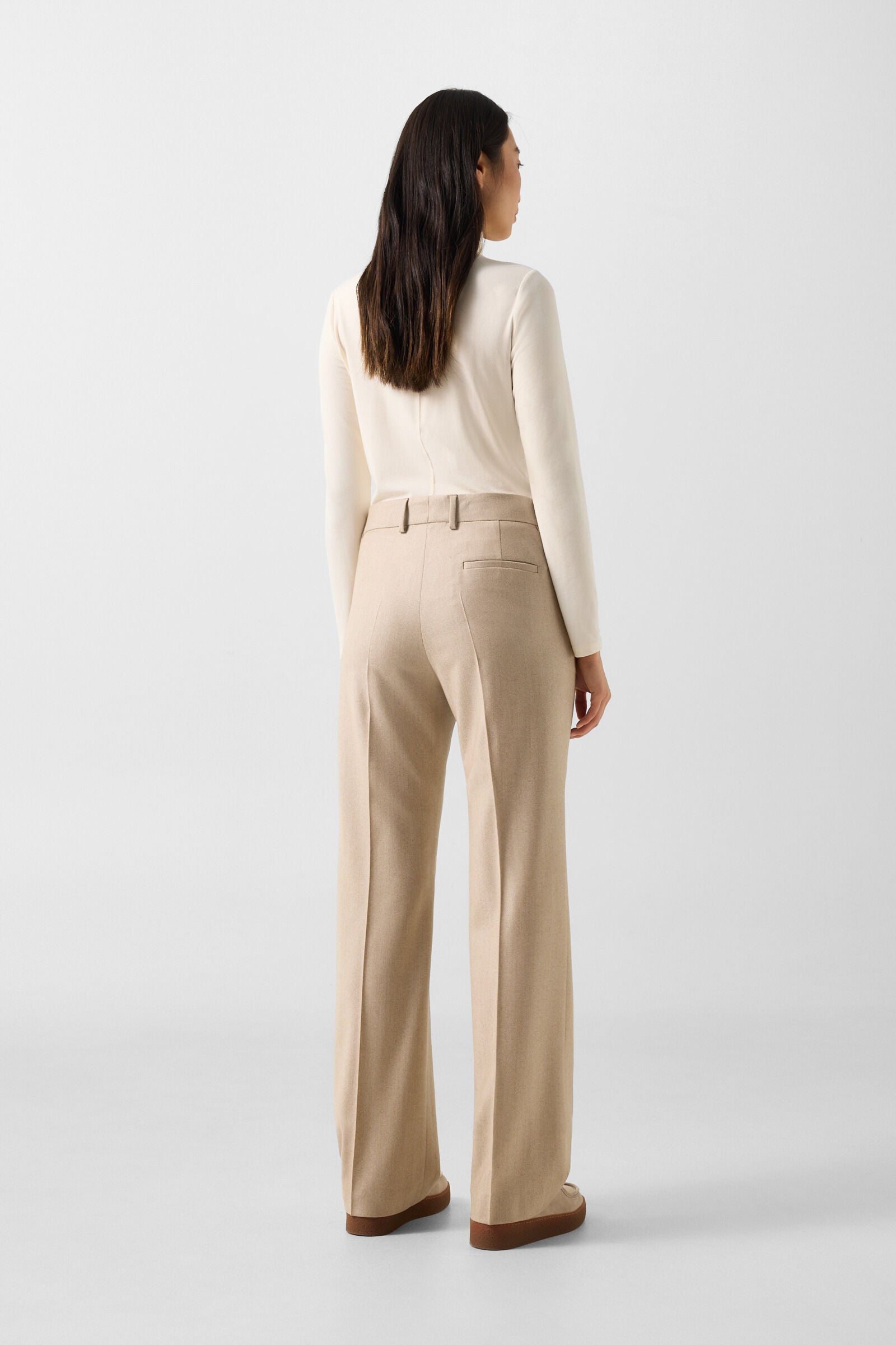 Jody virgin wool trousers Camel
