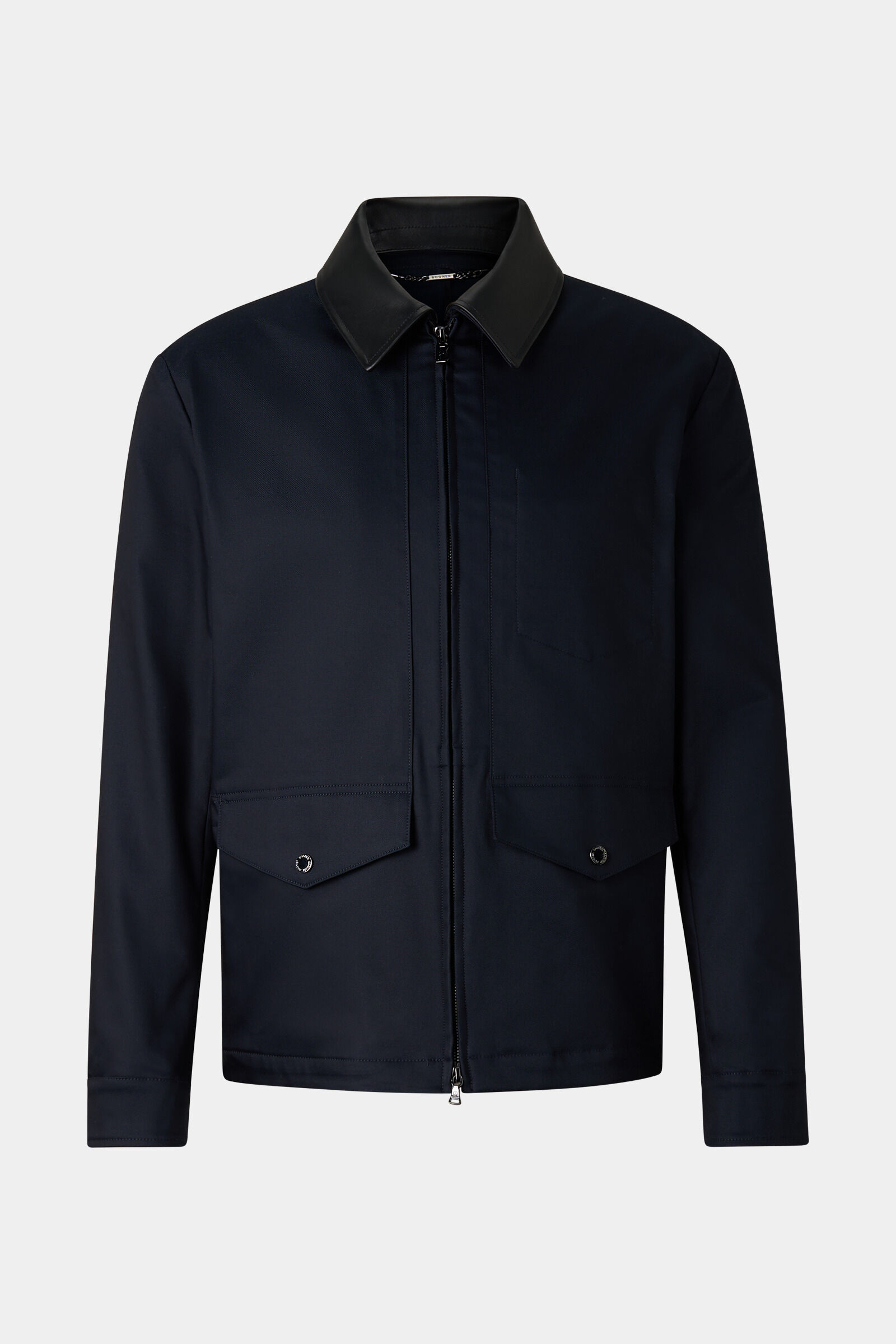 Twill-Jacke Mirco Navy-Blau