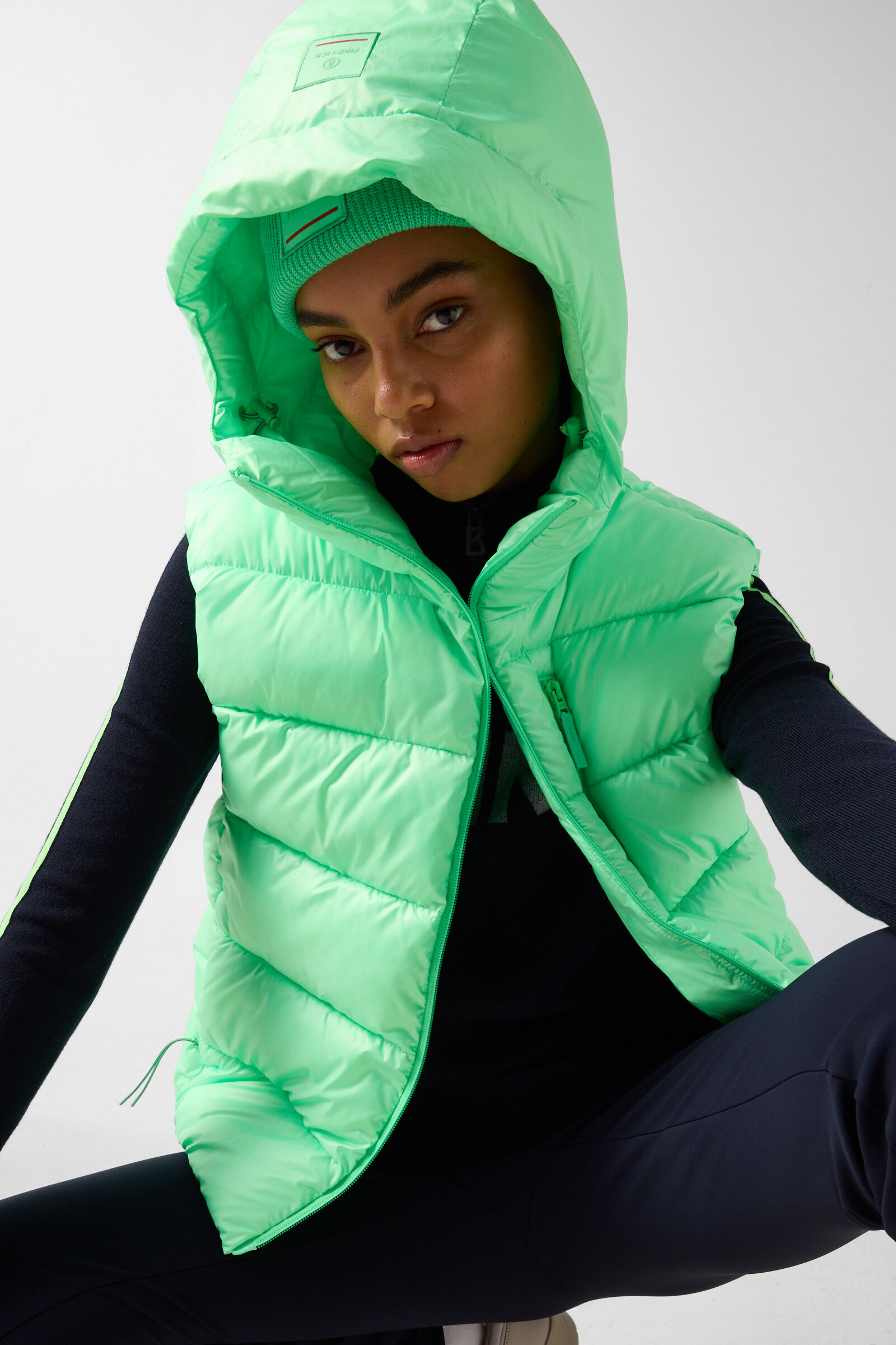Steppweste Naima Neon-Gr&uuml;n