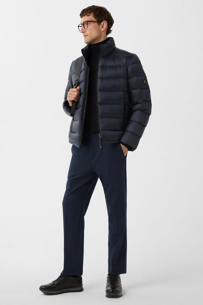 Pleated trousers Marcus Navy blue Pleated trousers Marcus Navy blue