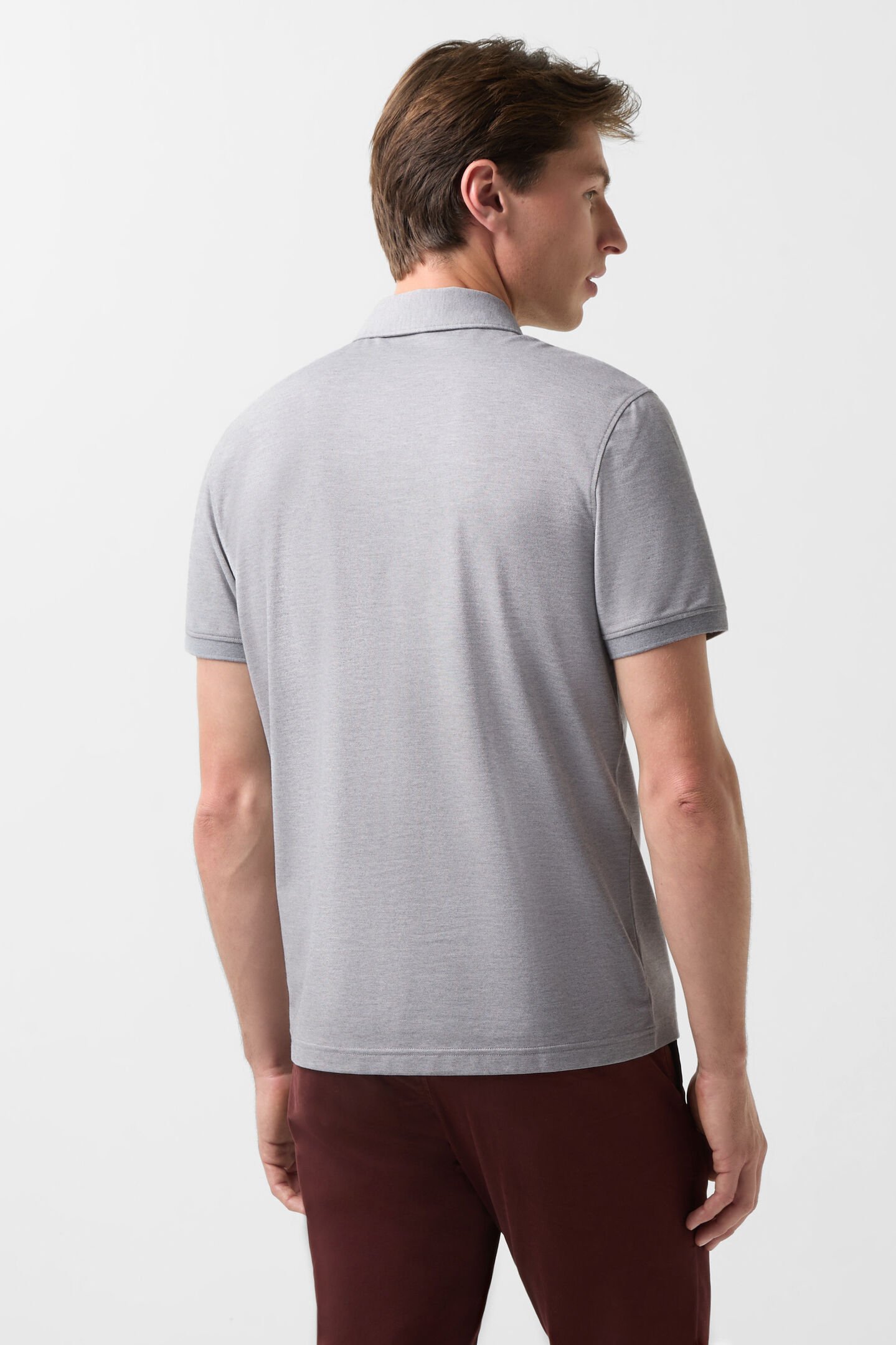 Timo polo shirt Light grey