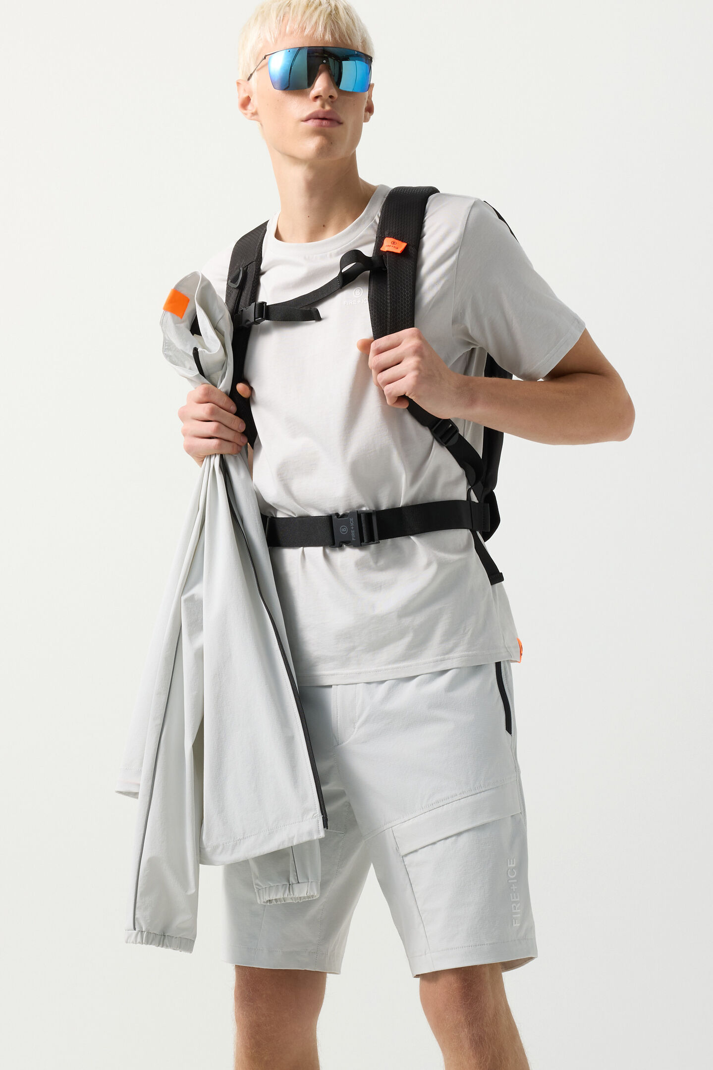 Caleb functional shorts Light grey