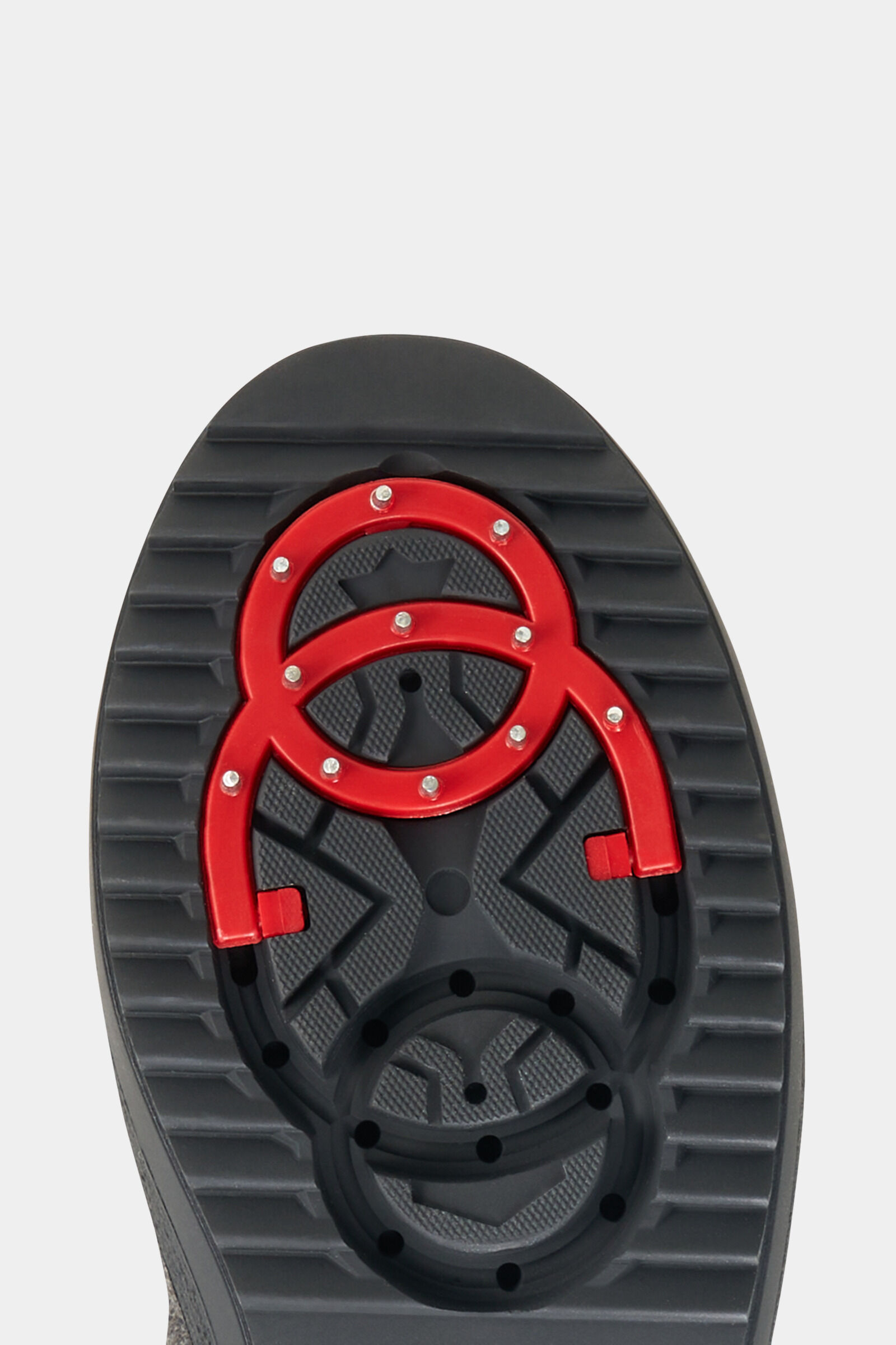 Schn&uuml;rboots Anchorage mit Spikes Schwarz