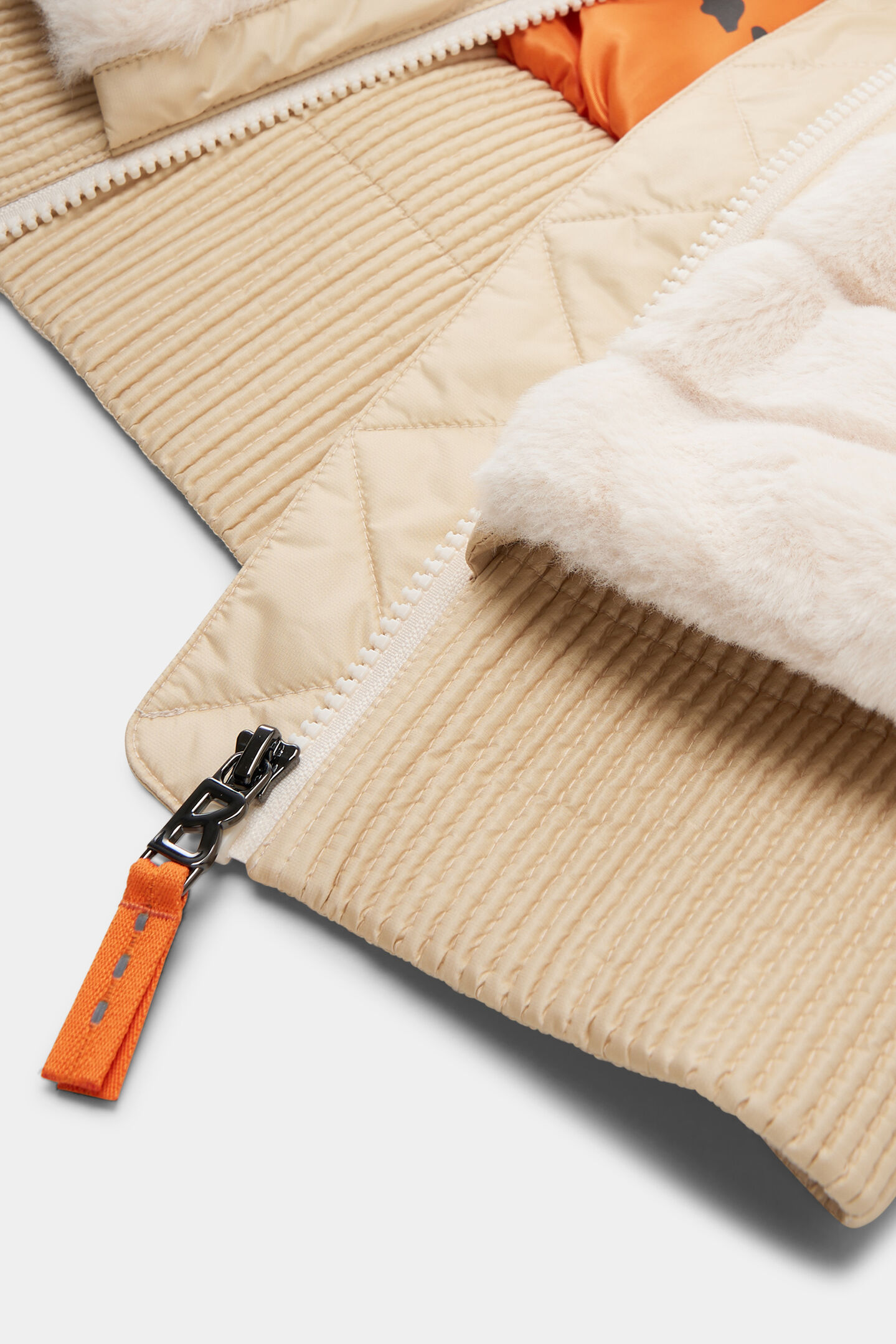 Kids Fell-Weste Milena Beige