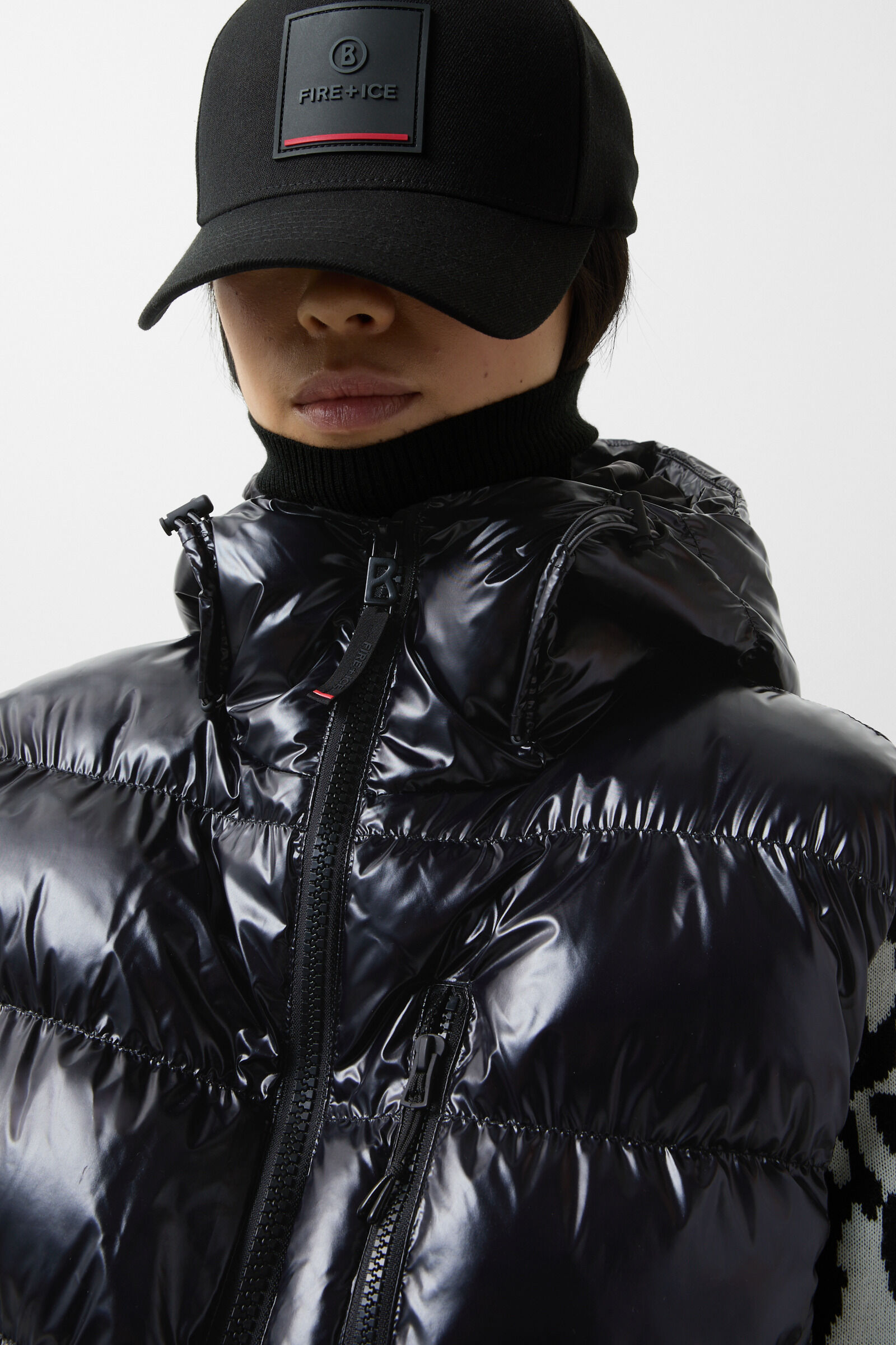 Naima quilted waistcoat Black