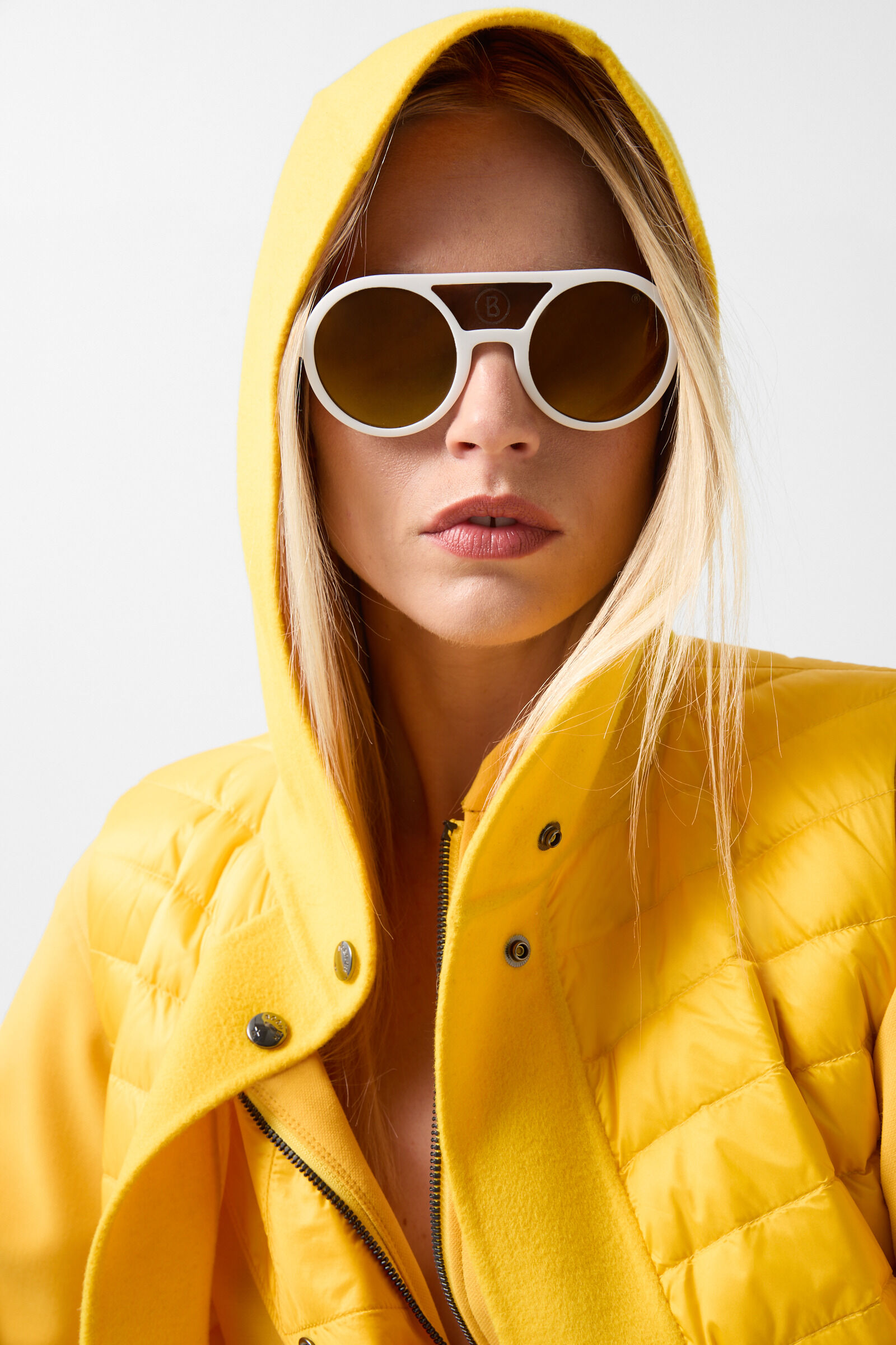 Lunettes de soleil Geilo blanc/or