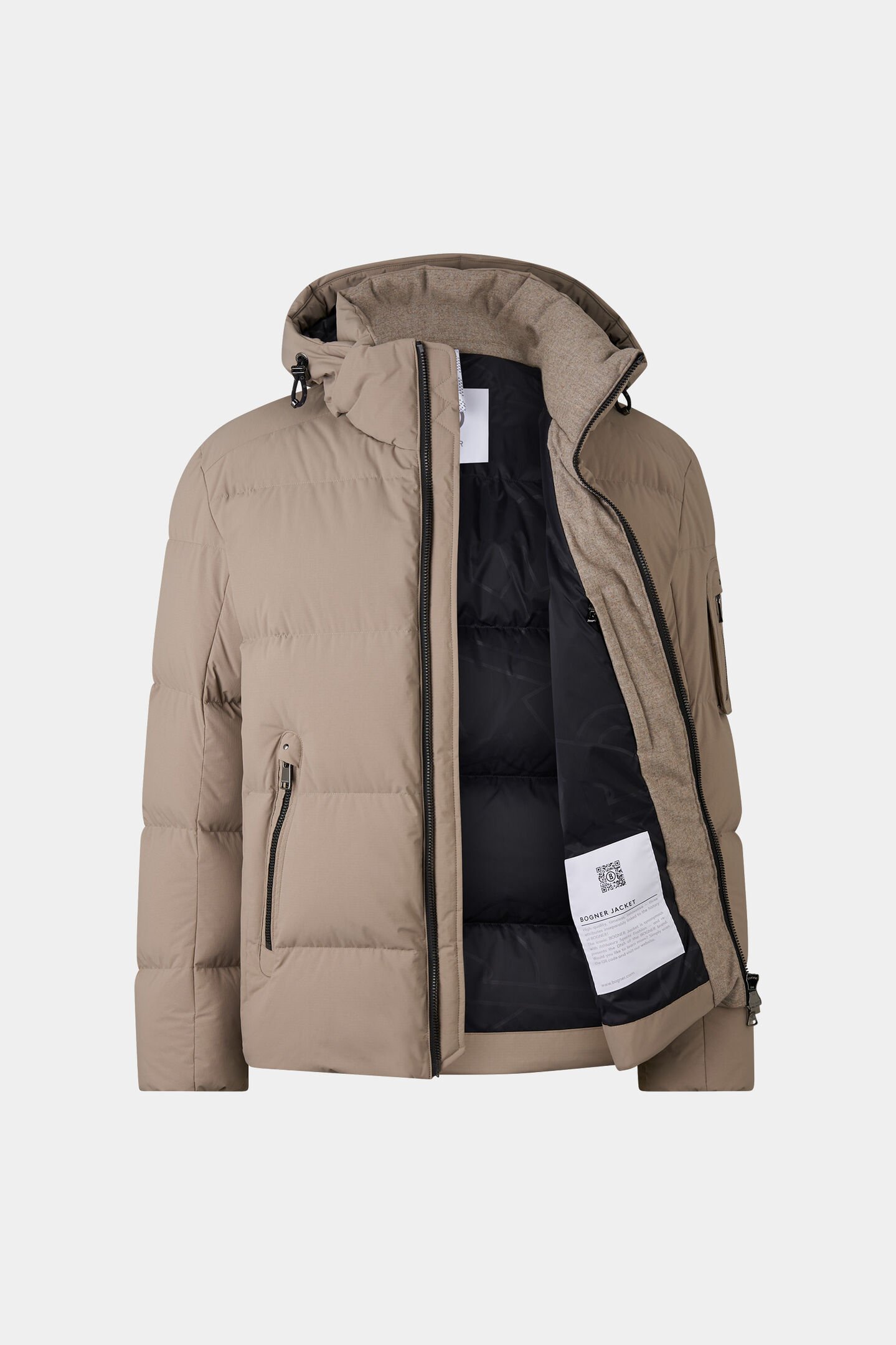 Jamy down jacket Taupe