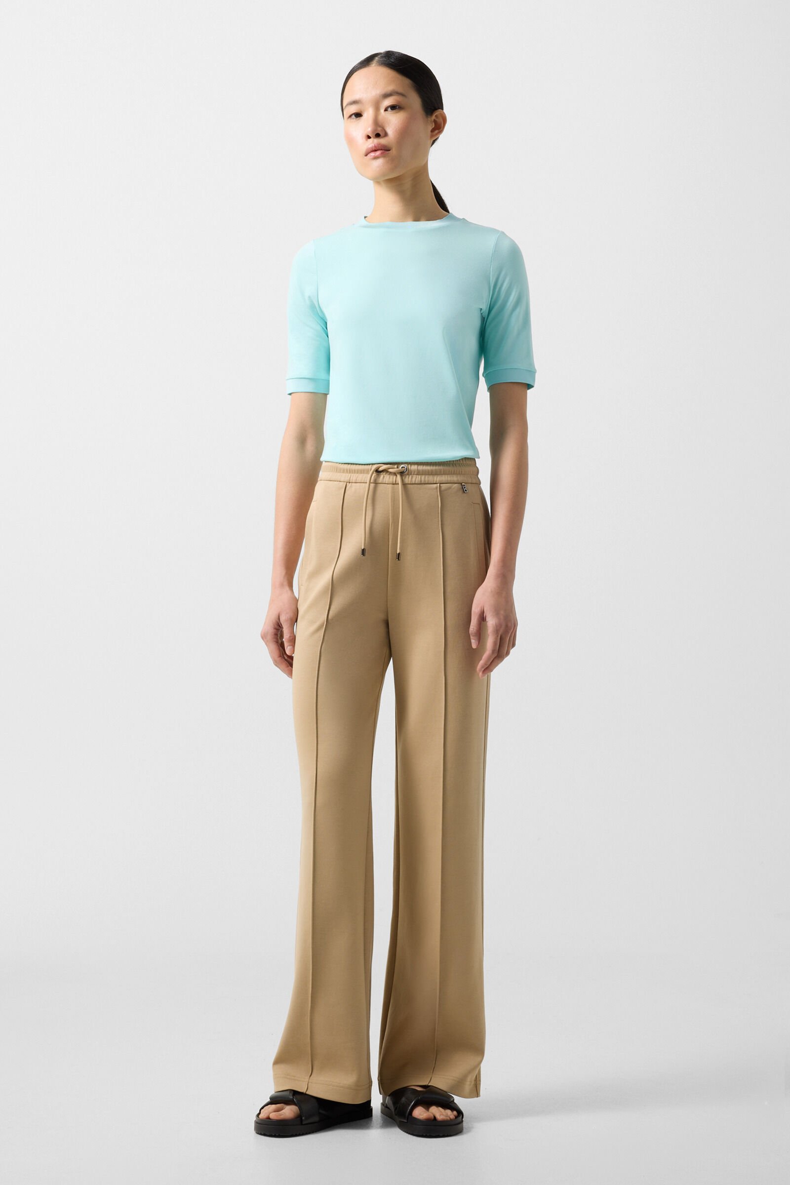 Pantalon molletonn&eacute; Cassie Camel