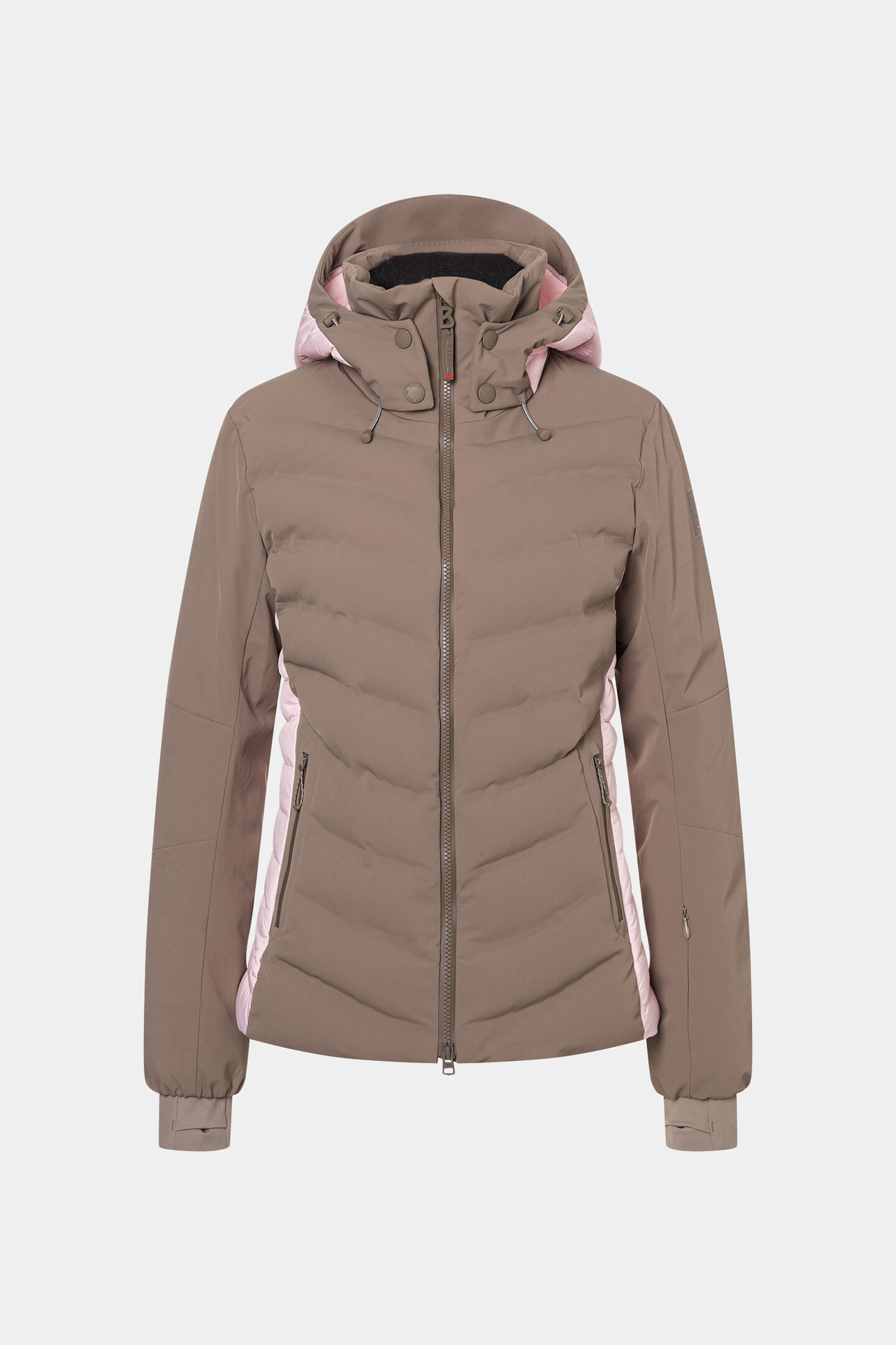 Janka Ski Jacket Taupe/Pink