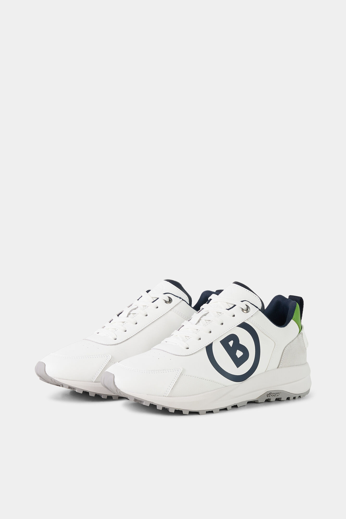 Golf Sneaker Wei&szlig;/Navy-Blau