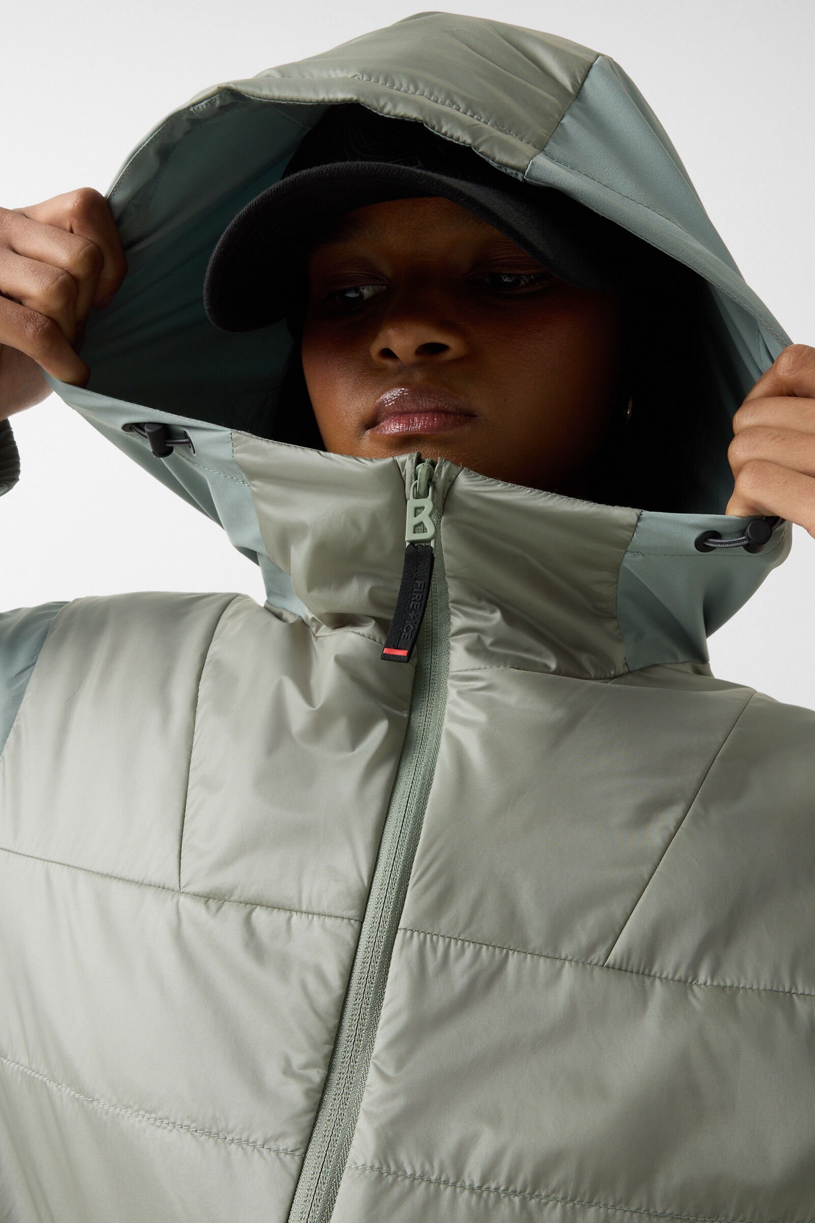 Hybrid jacket Marta Eucalyptus