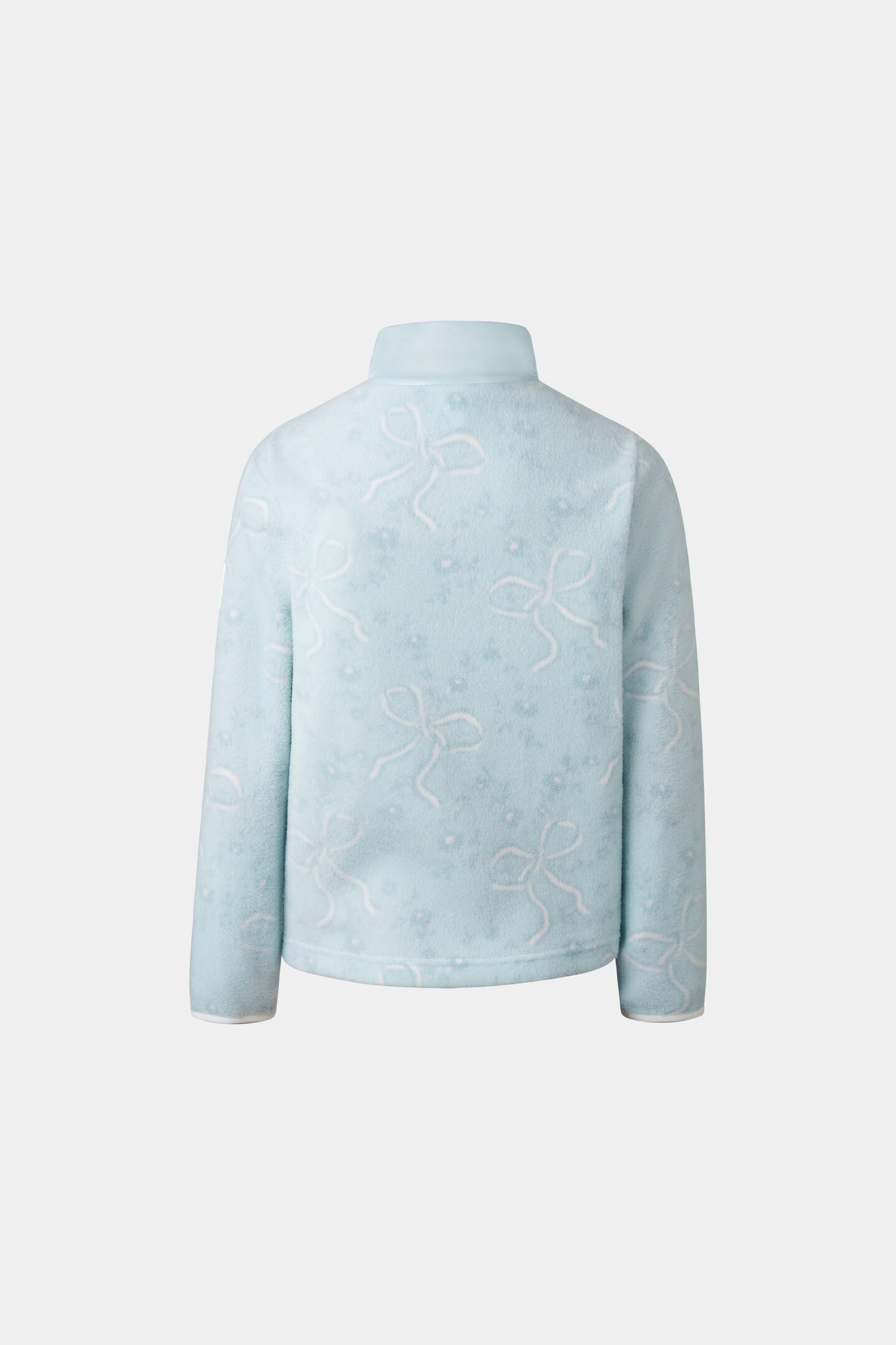 Kids midlayer fleece jacket Jette Light blue/white