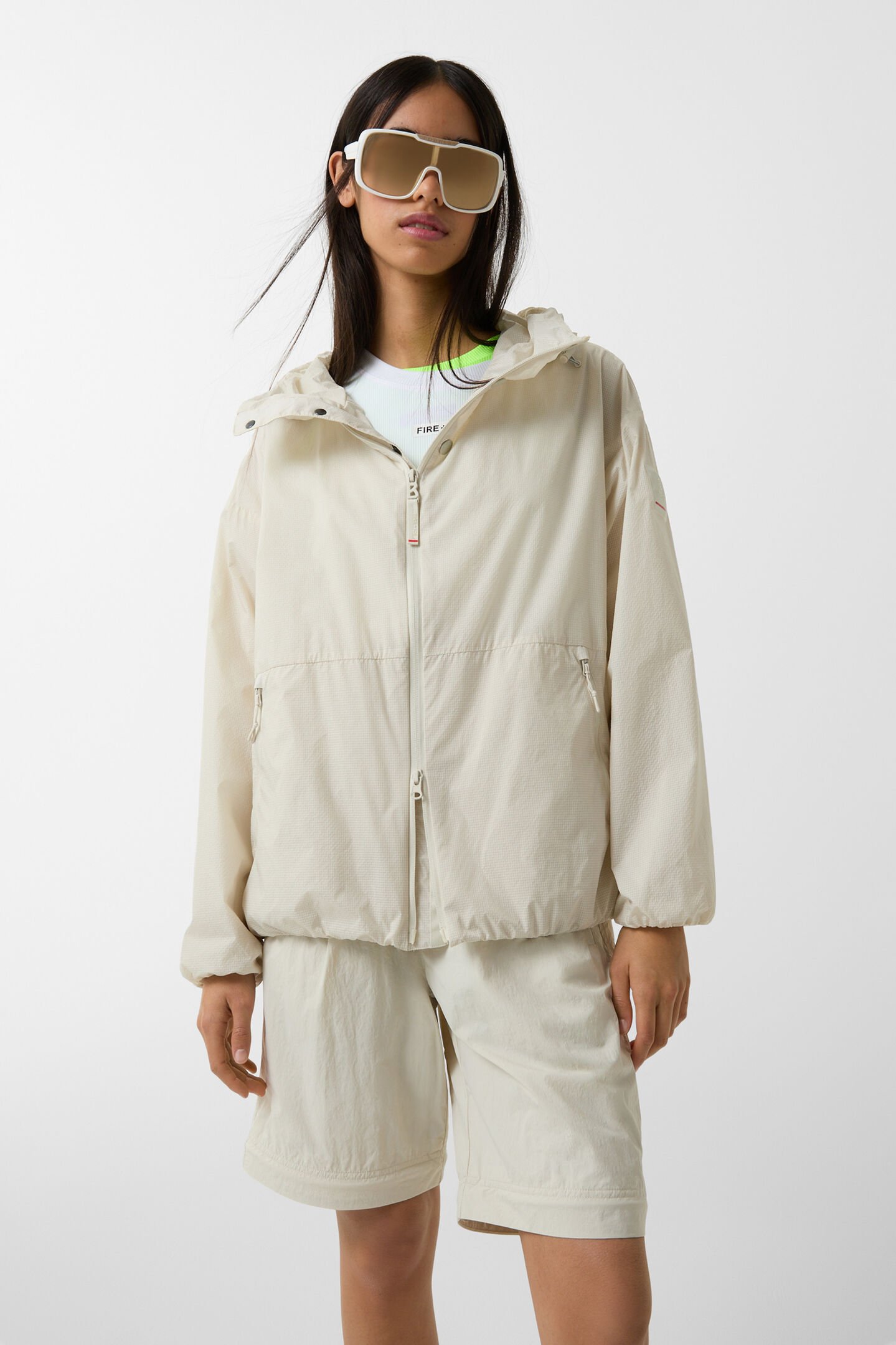 Lanie windbreaker jacket Sand