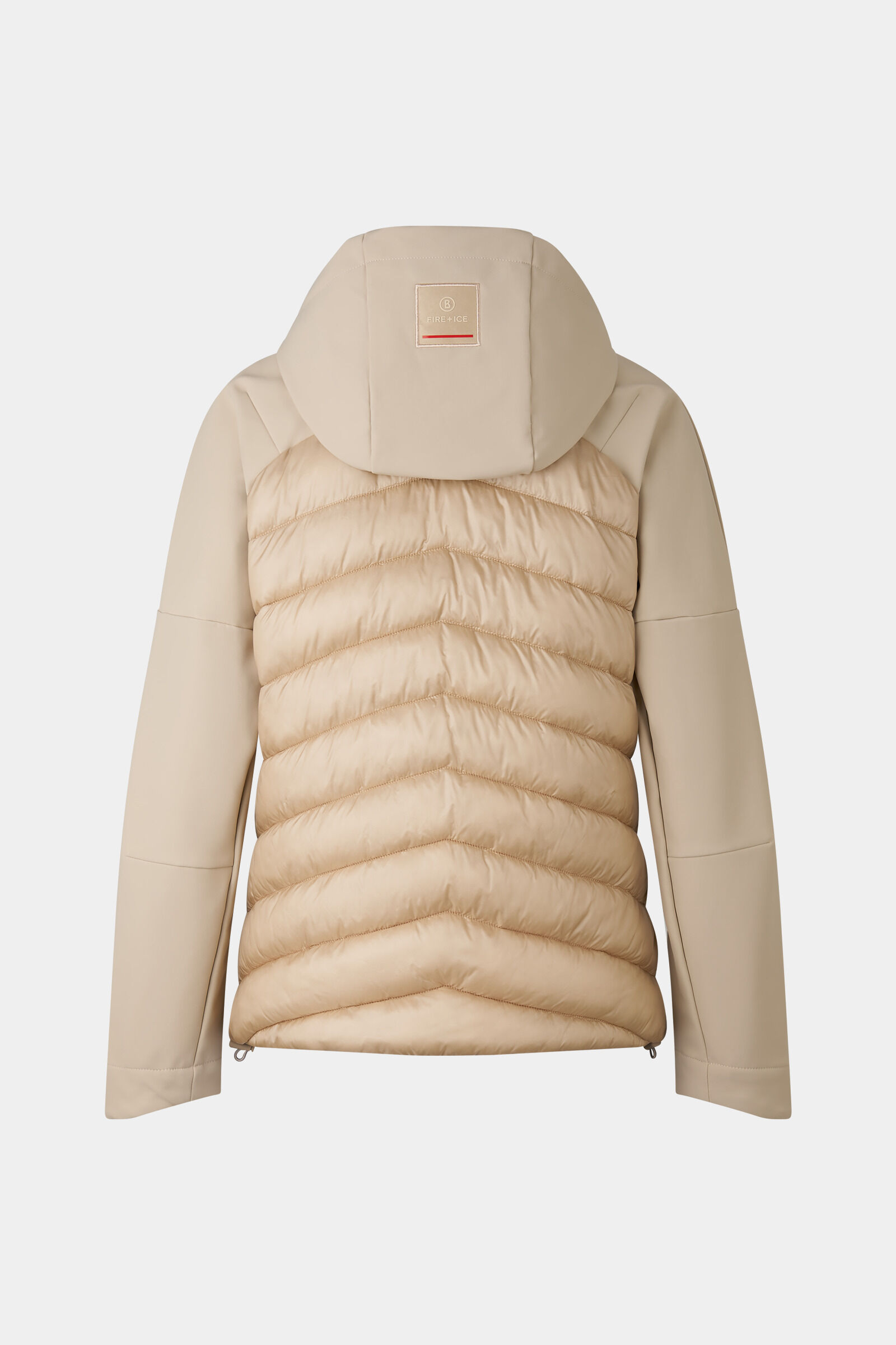Marian softshell quilted jacket Beige