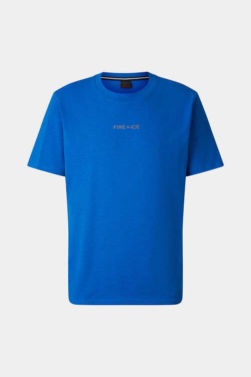 Baumwoll-T-Shirt Mick Blau