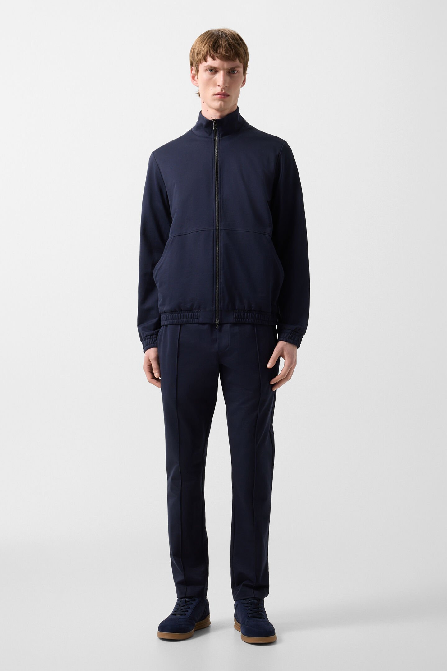 Rupert jersey jacket Navy blue