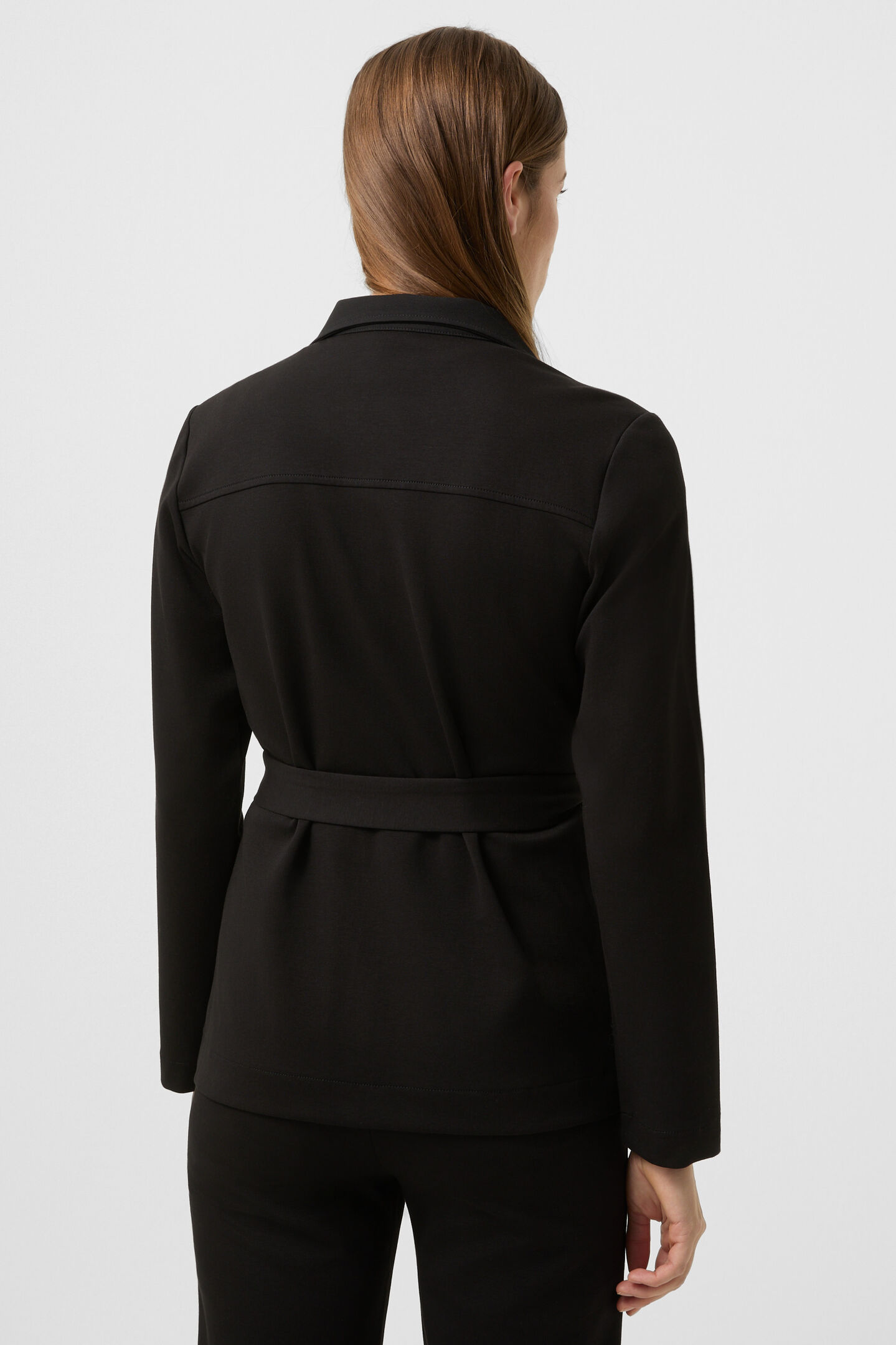 Jersey-Blazer Benisha Schwarz