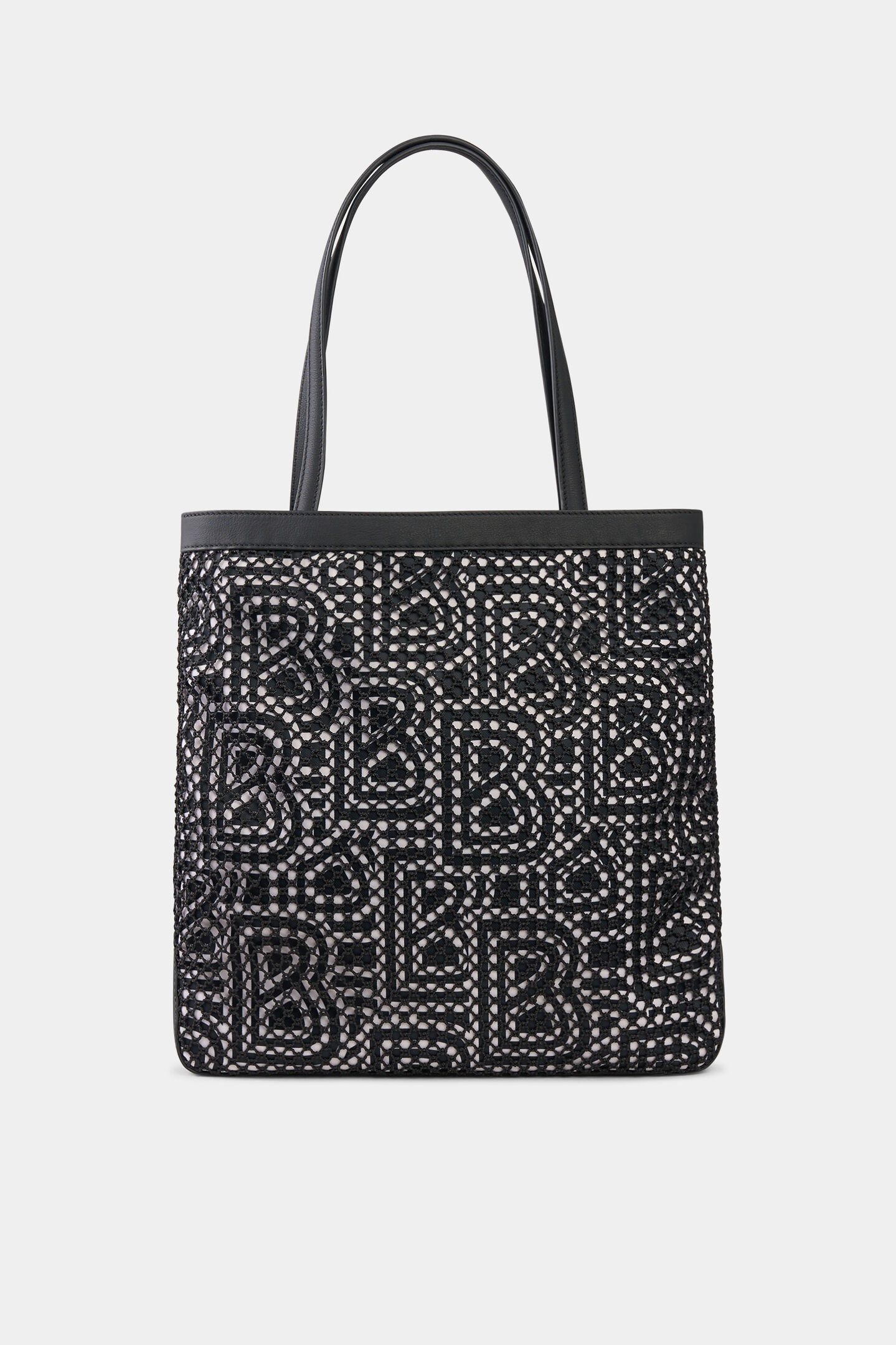 Totebag Walensee Caja Zwart/Off-White