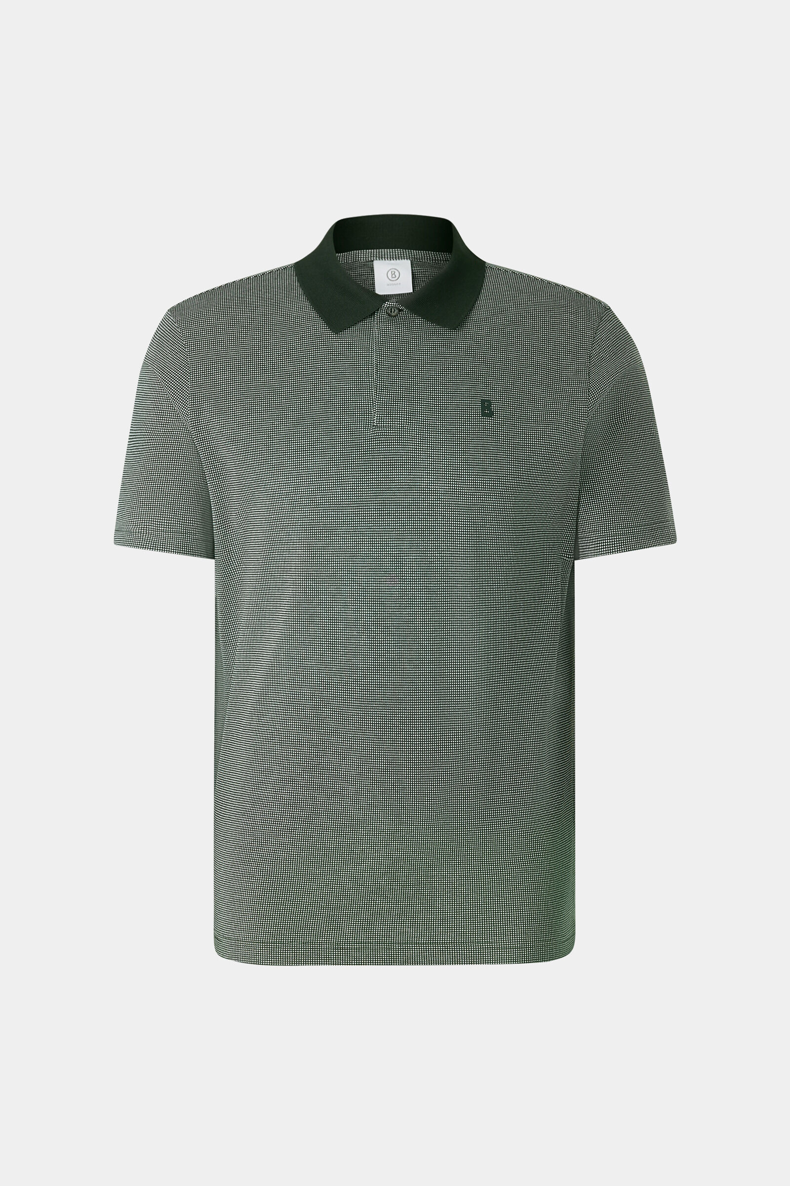 Polo-Shirt Wynn Oliv-Gr&uuml;n/Wei&szlig;