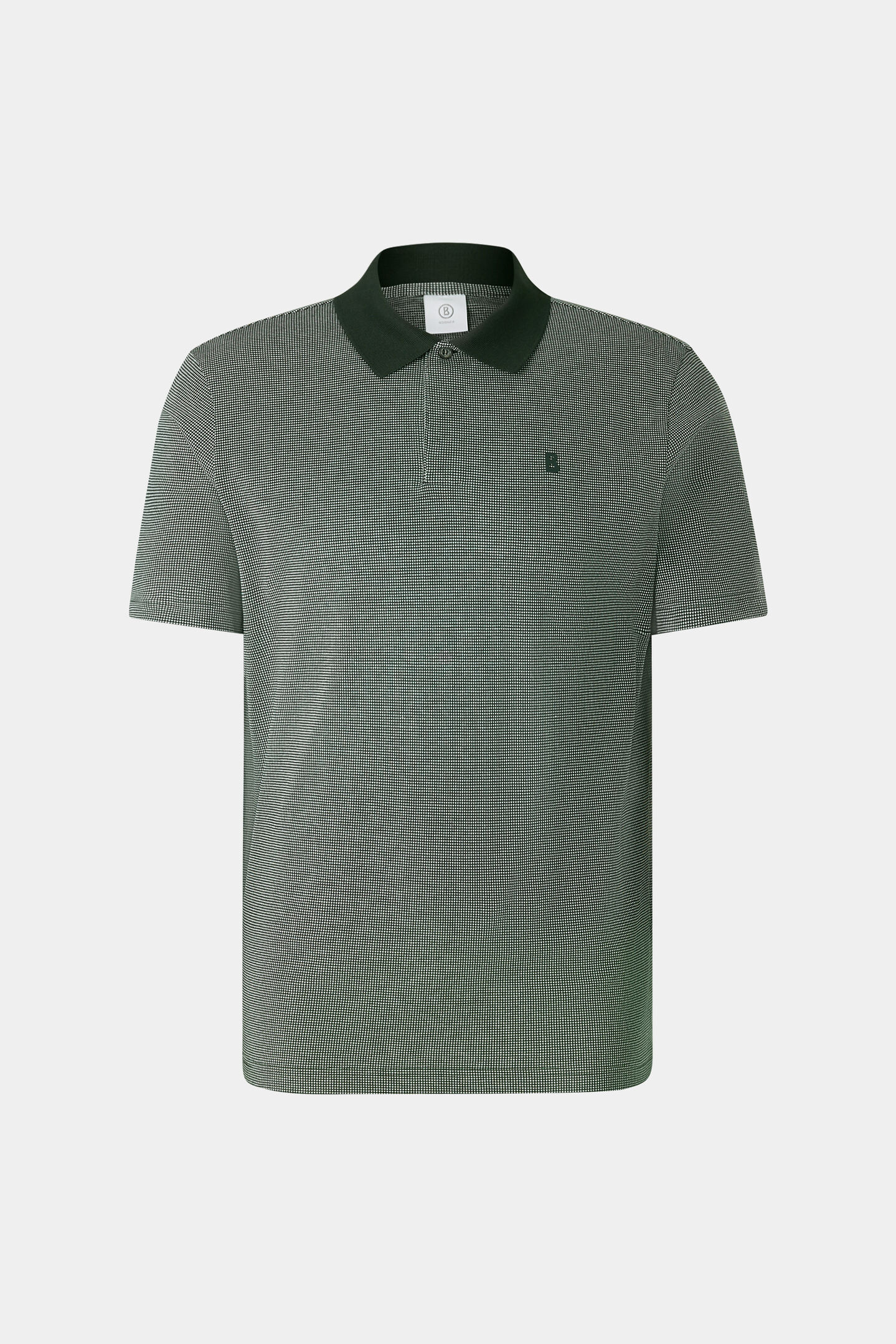 Polo-Shirt Wynn Oliv-Gr&uuml;n/Wei&szlig;