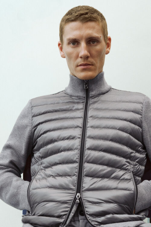 Zisco Hybrid knit jacket Grey